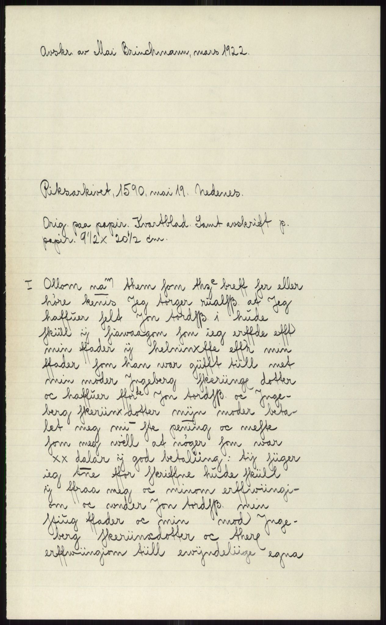 Samlinger til kildeutgivelse, Diplomavskriftsamlingen, AV/RA-EA-4053/H/Ha, s. 2602