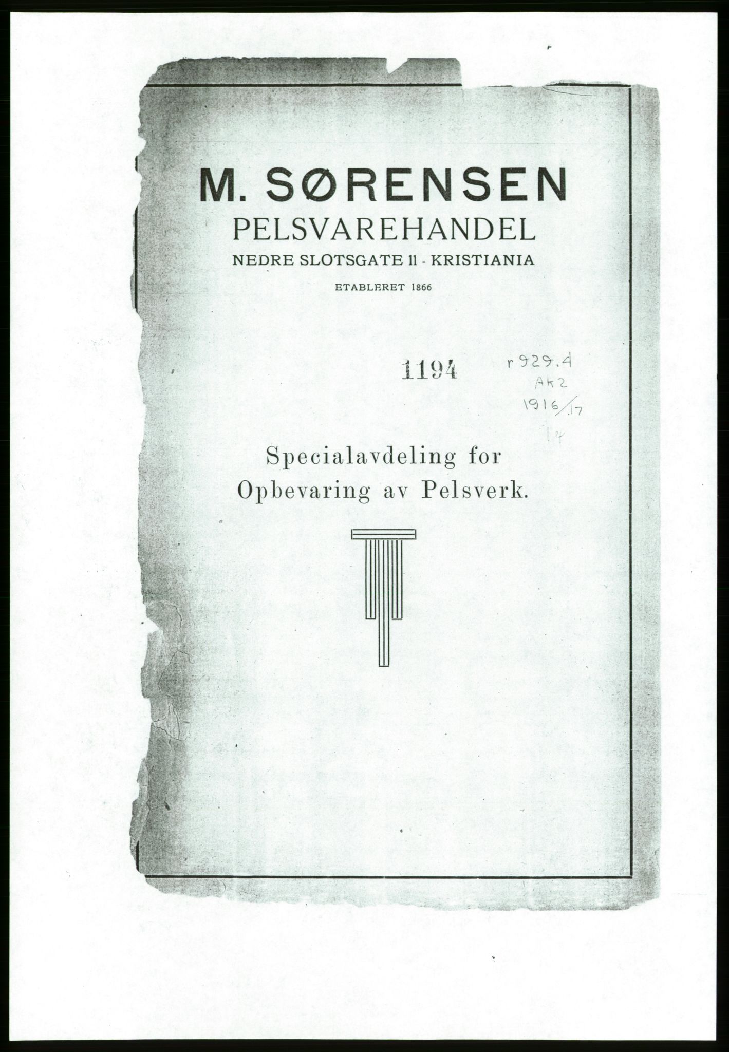 Aker adressebok/adressekalender, PUBL/001/A/001: Akers adressebok, 1916-1917