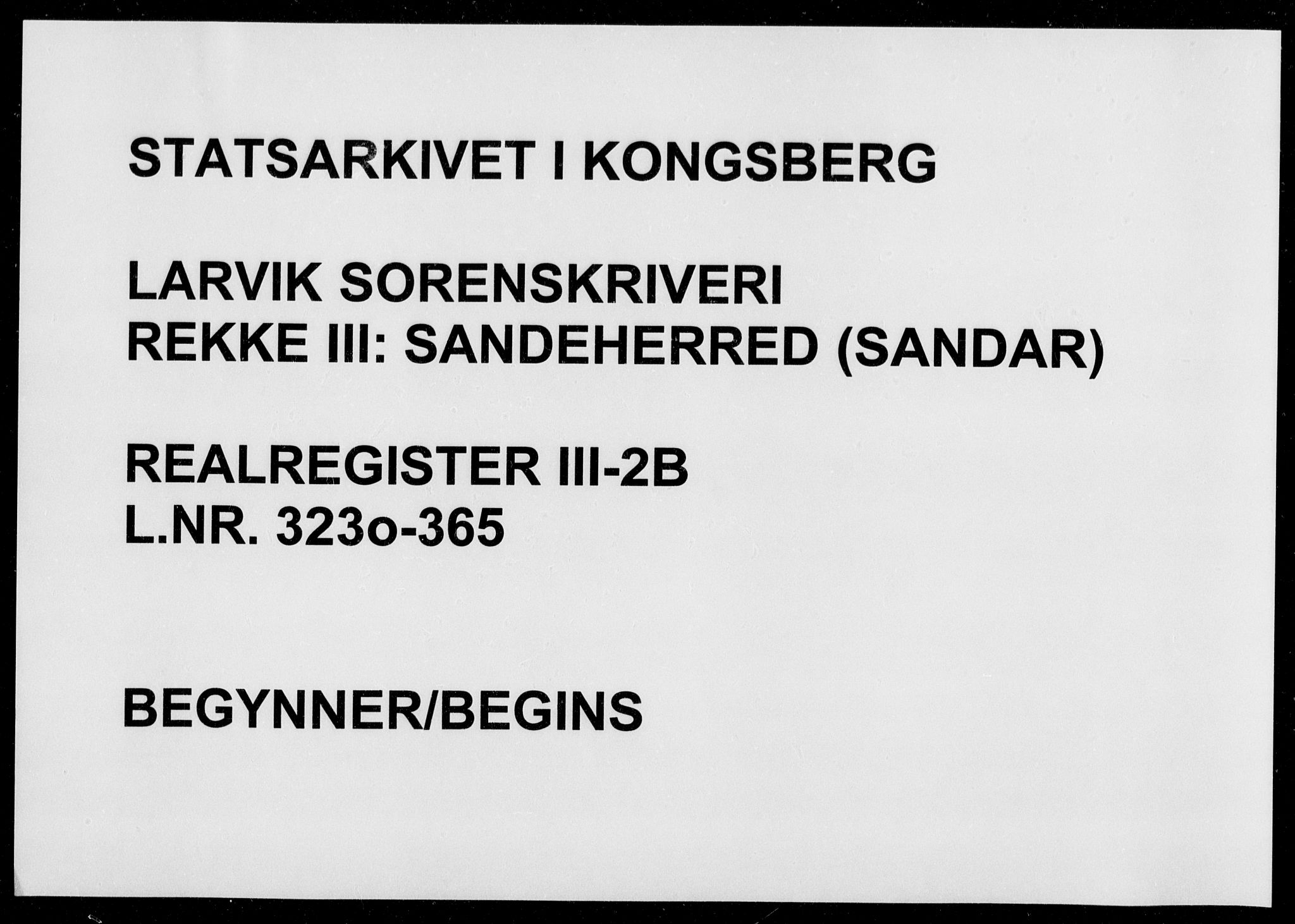 Larvik sorenskriveri, SAKO/A-83/G/Gb/Gbd/L0002b: Panteregister nr. III 2b