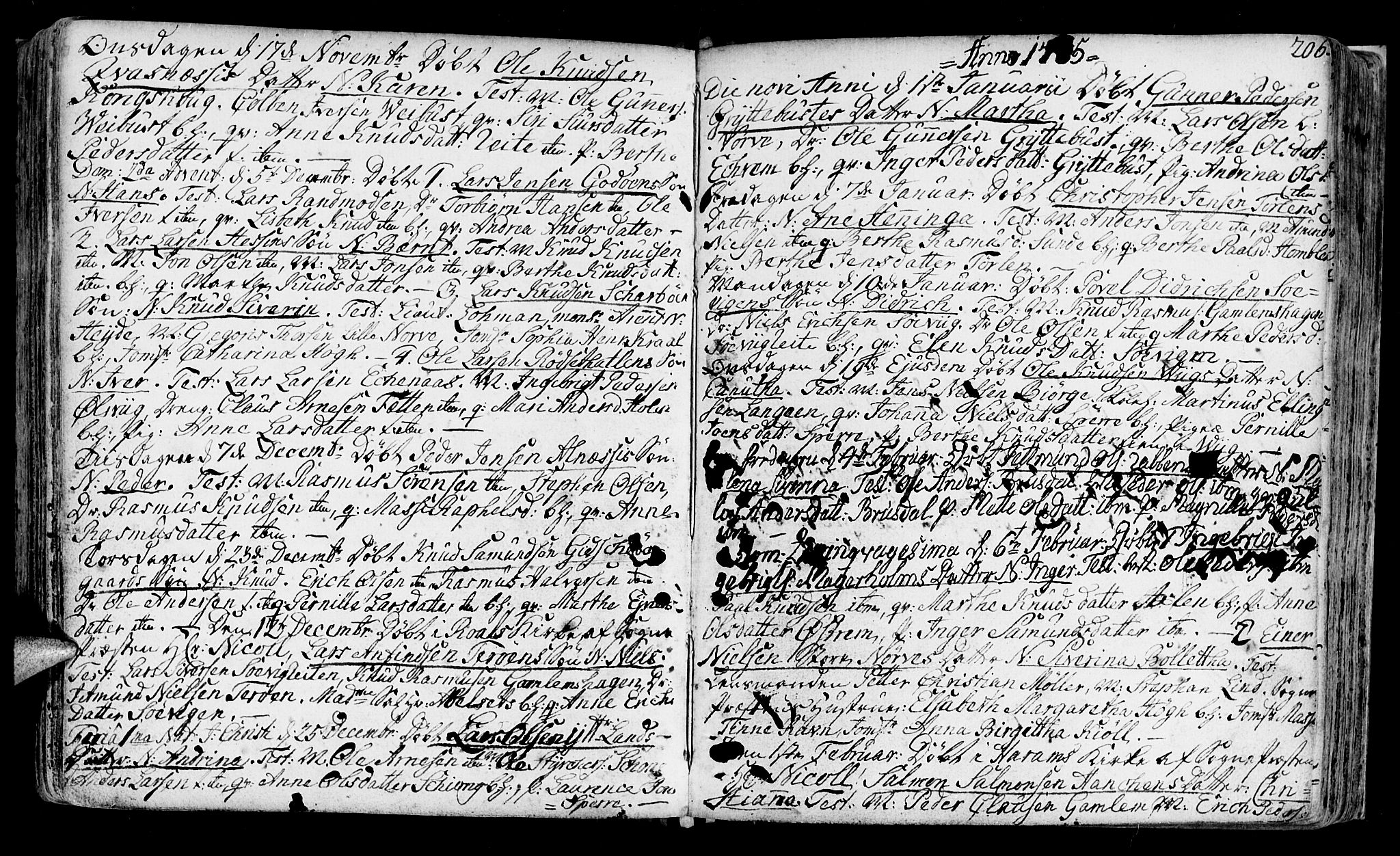 Ministerialprotokoller, klokkerbøker og fødselsregistre - Møre og Romsdal, AV/SAT-A-1454/528/L0392: Ministerialbok nr. 528A03, 1762-1800, s. 206