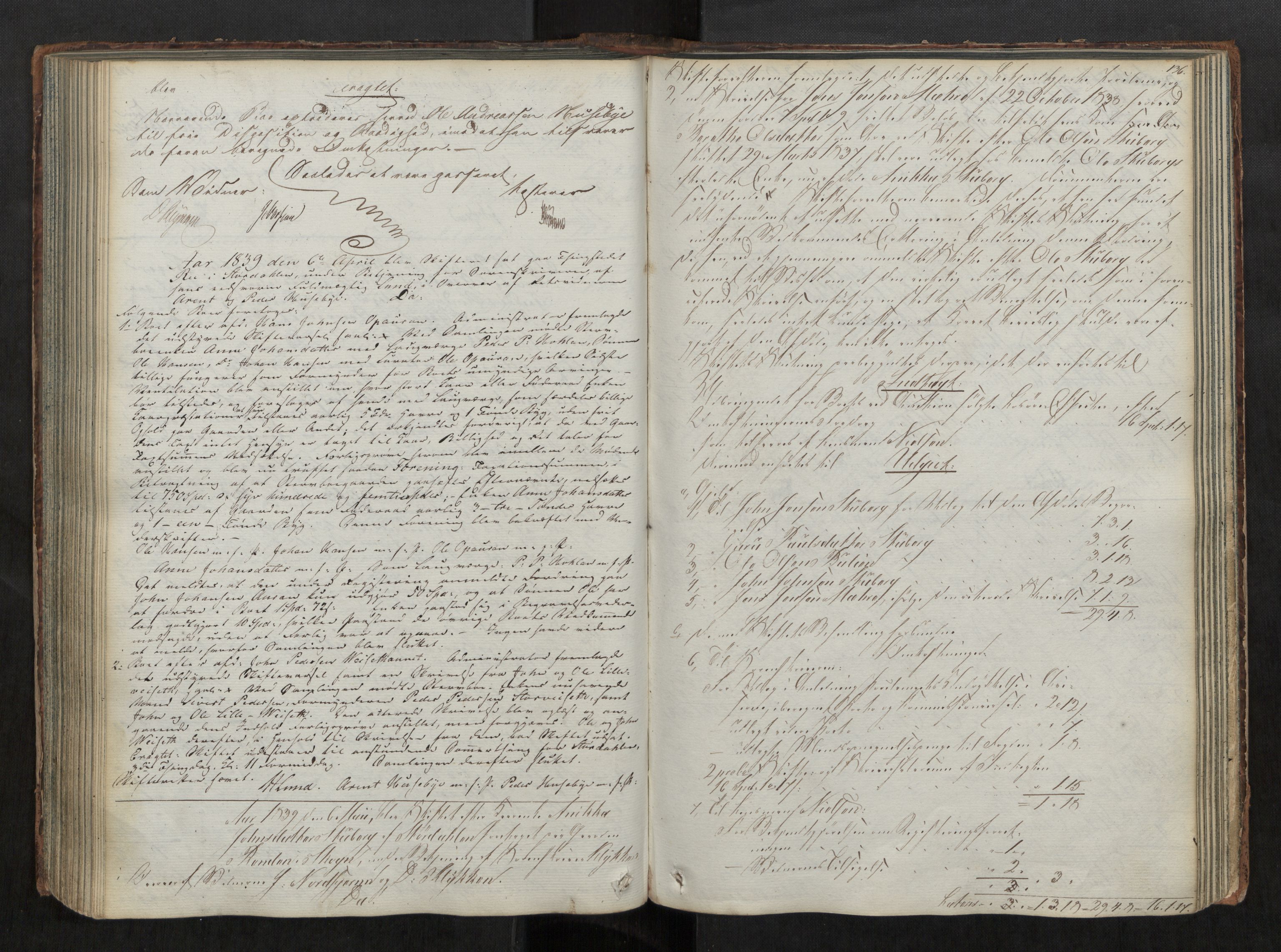 Stjør- og Verdal sorenskriveri, AV/SAT-A-4167/1/3/3A/L0027: Skifteprotokoll 22, 1831-1841, s. 136