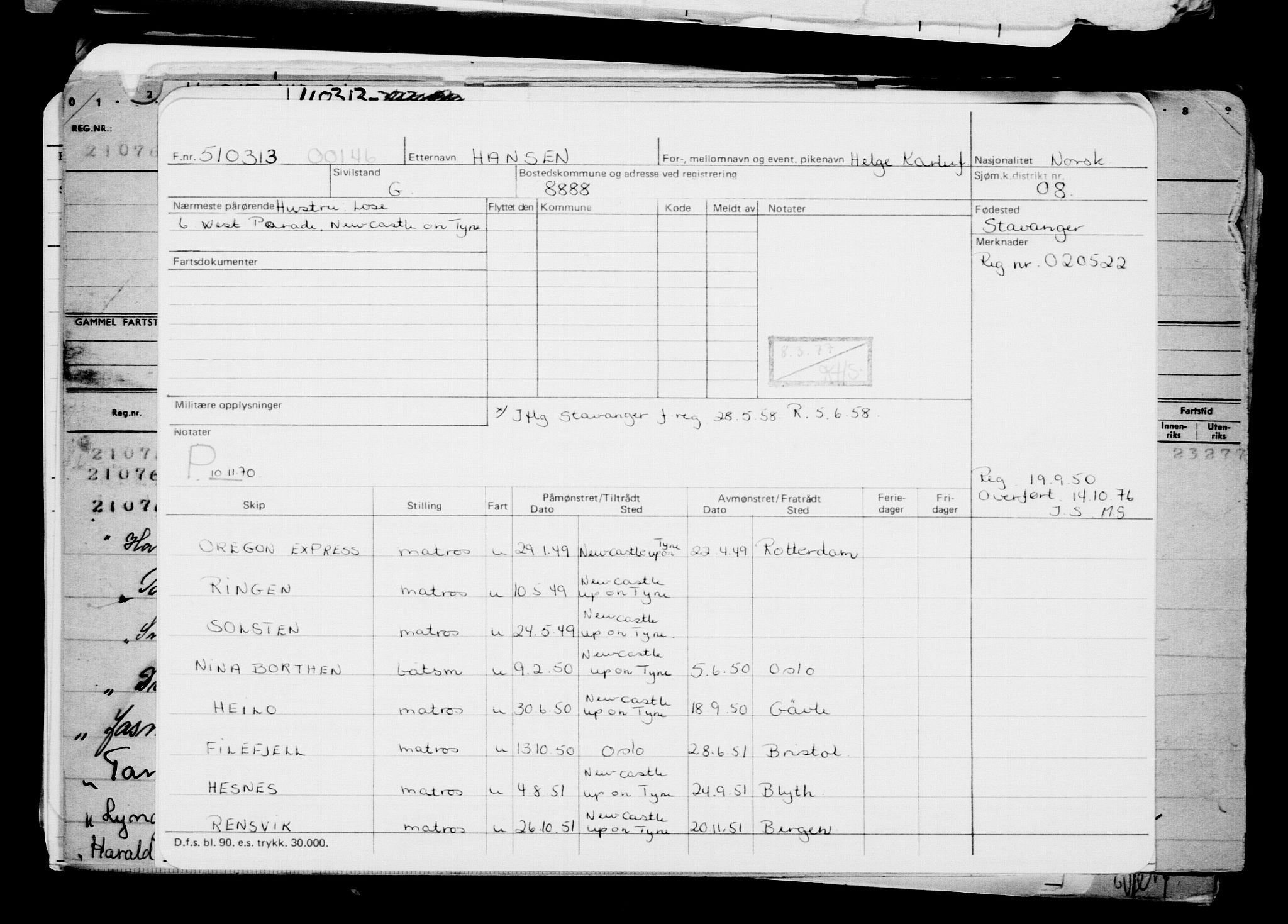 Direktoratet for sjømenn, AV/RA-S-3545/G/Gb/L0111: Hovedkort, 1913, s. 171