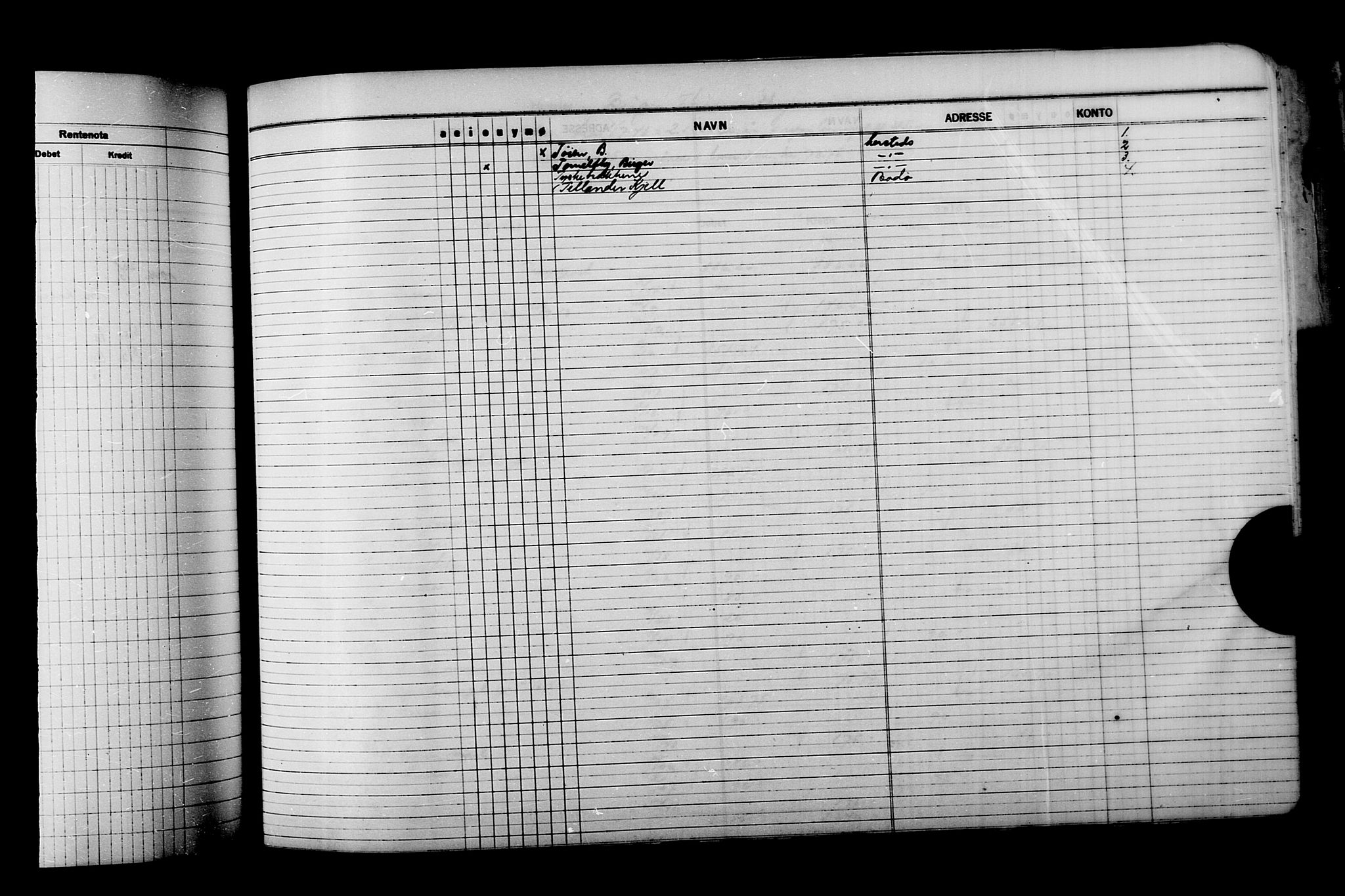 Krigsskadetrygdene for bygninger og løsøre, AV/RA-S-1548/V/L0045: Kristiansund. Skadeprotokoll. Reskontro. negativ, 1940-1945