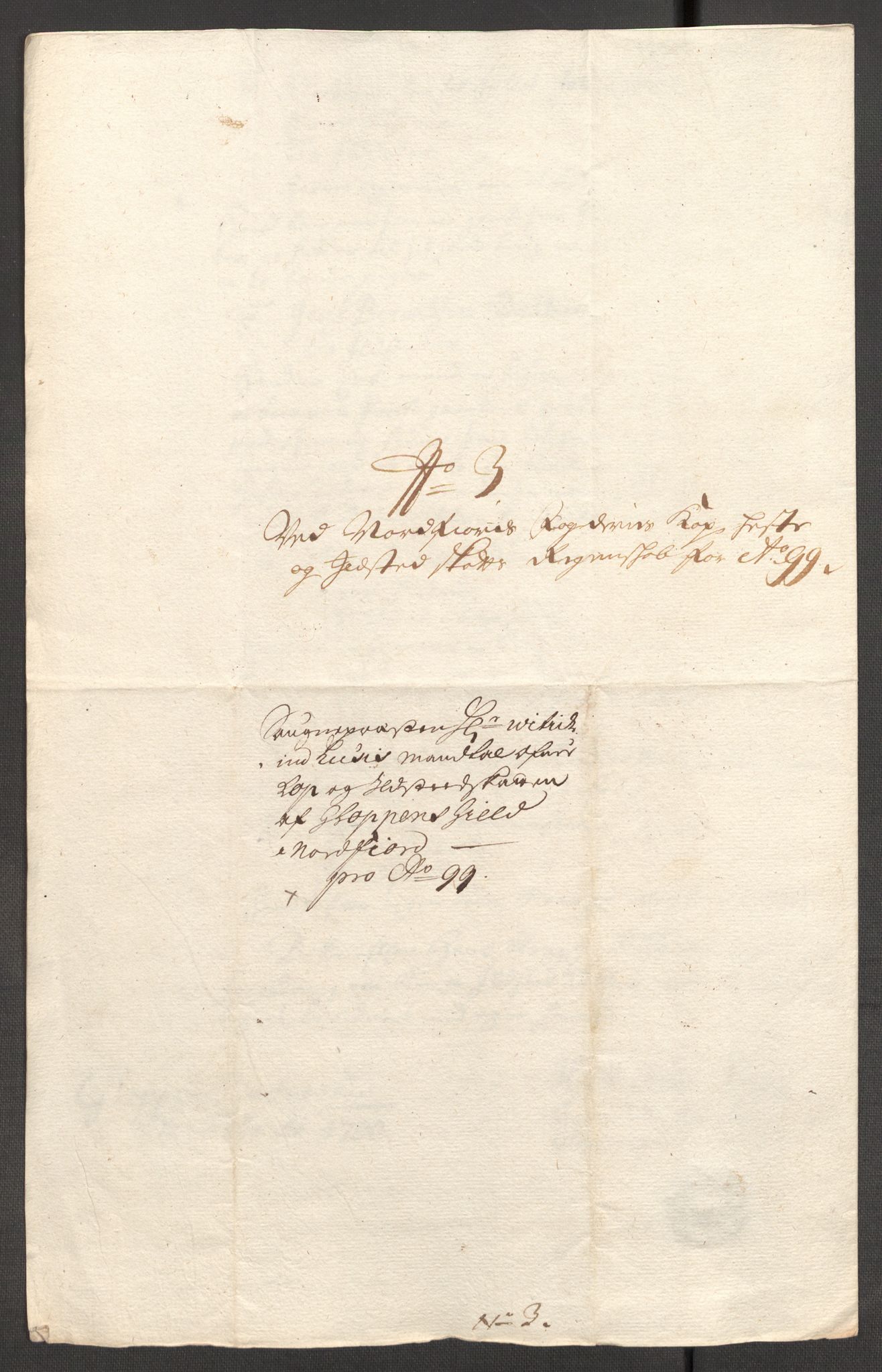 Rentekammeret inntil 1814, Reviderte regnskaper, Fogderegnskap, AV/RA-EA-4092/R53/L3424: Fogderegnskap Sunn- og Nordfjord, 1699, s. 445