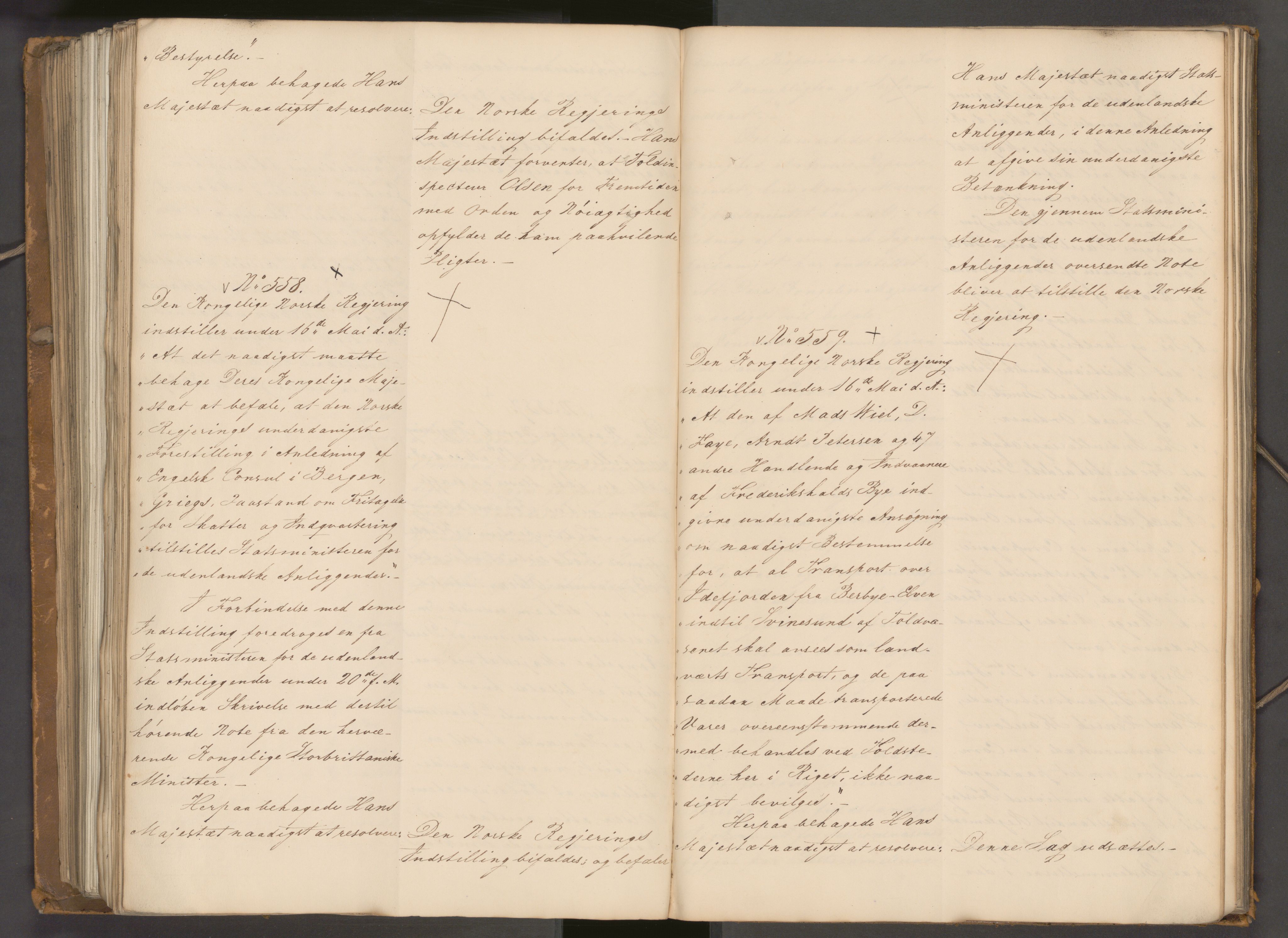 Statsrådssekretariatet, AV/RA-S-1001/A/Ab/L0040: Kgl. res. nr. 1-568, 1. halvår, 1835