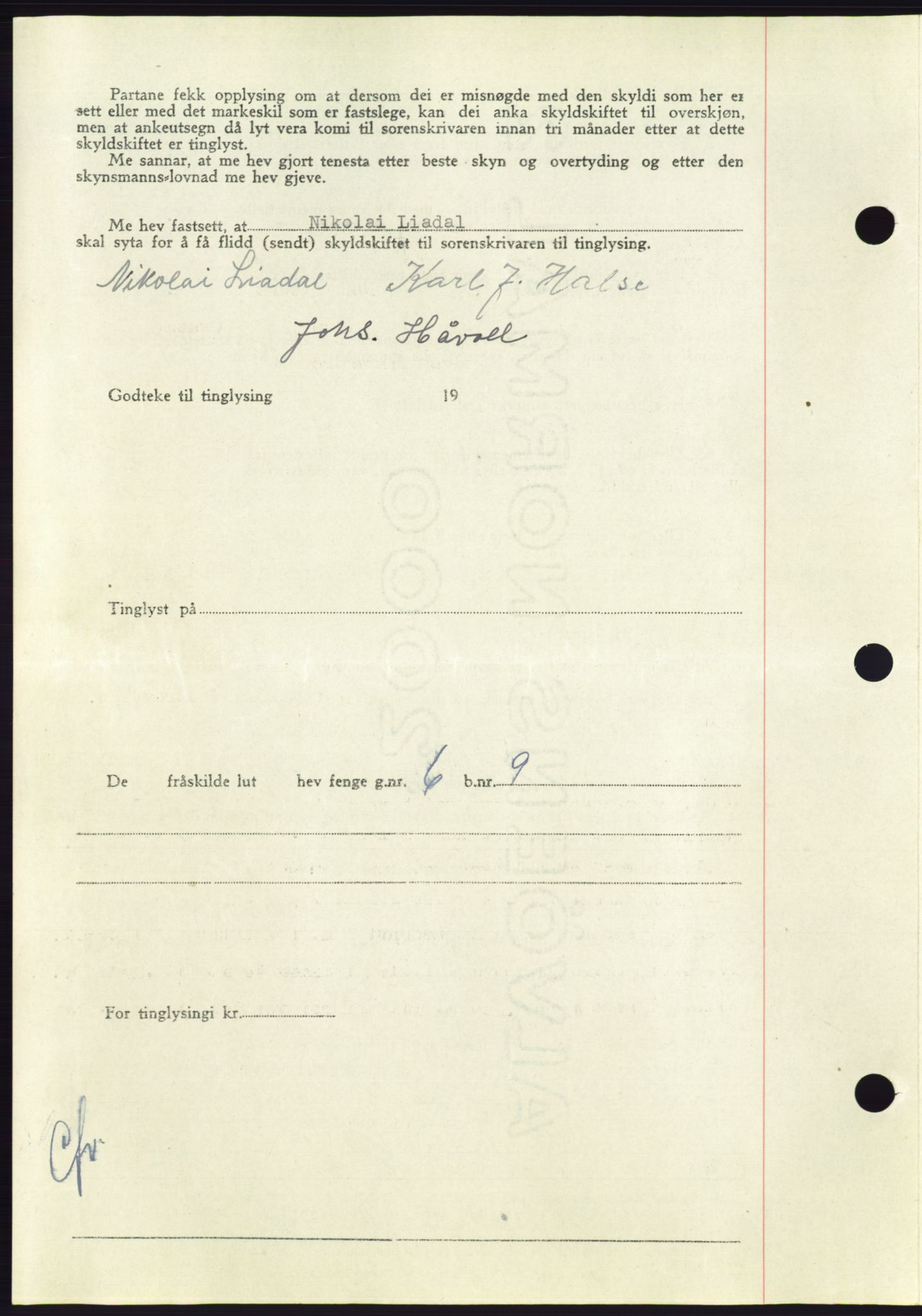 Søre Sunnmøre sorenskriveri, AV/SAT-A-4122/1/2/2C/L0086: Pantebok nr. 12A, 1949-1950, Dagboknr: 713/1950