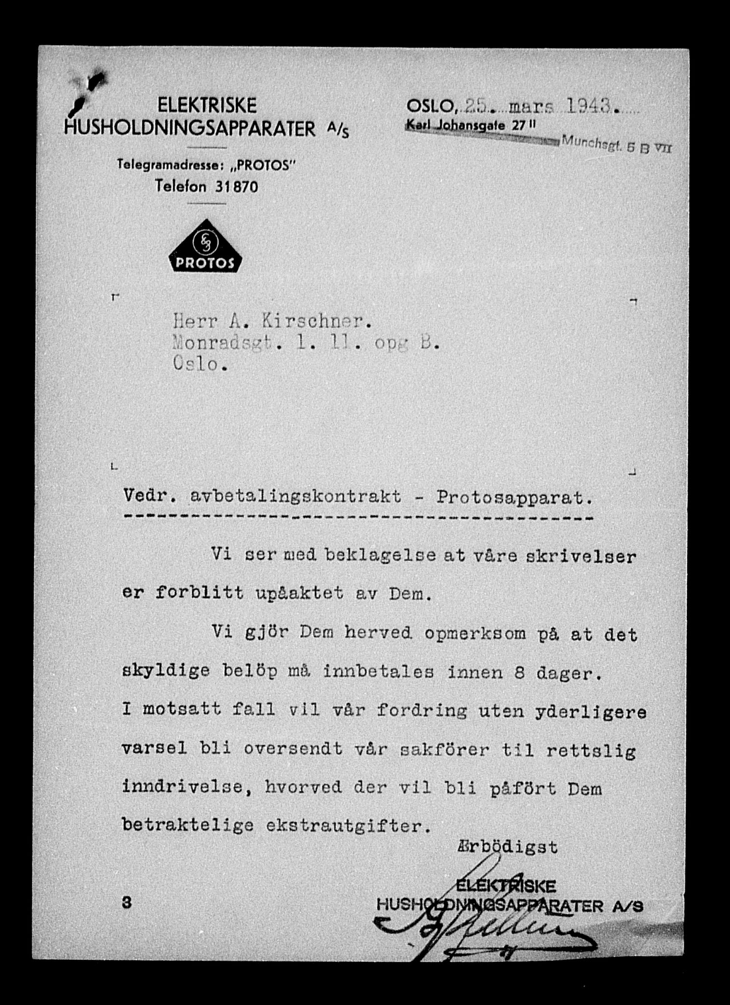 Justisdepartementet, Tilbakeføringskontoret for inndratte formuer, AV/RA-S-1564/H/Hc/Hcc/L0951: --, 1945-1947, s. 451