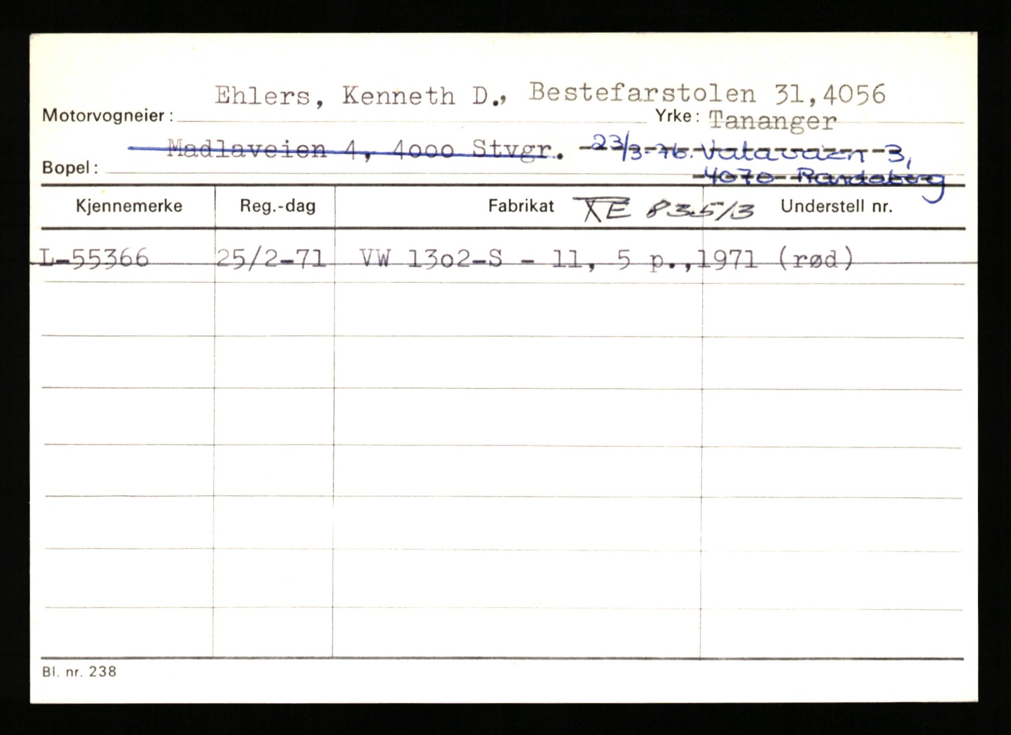 Stavanger trafikkstasjon, AV/SAST-A-101942/0/H/L0007: Egerøy - Eppeland, 1930-1971, s. 81
