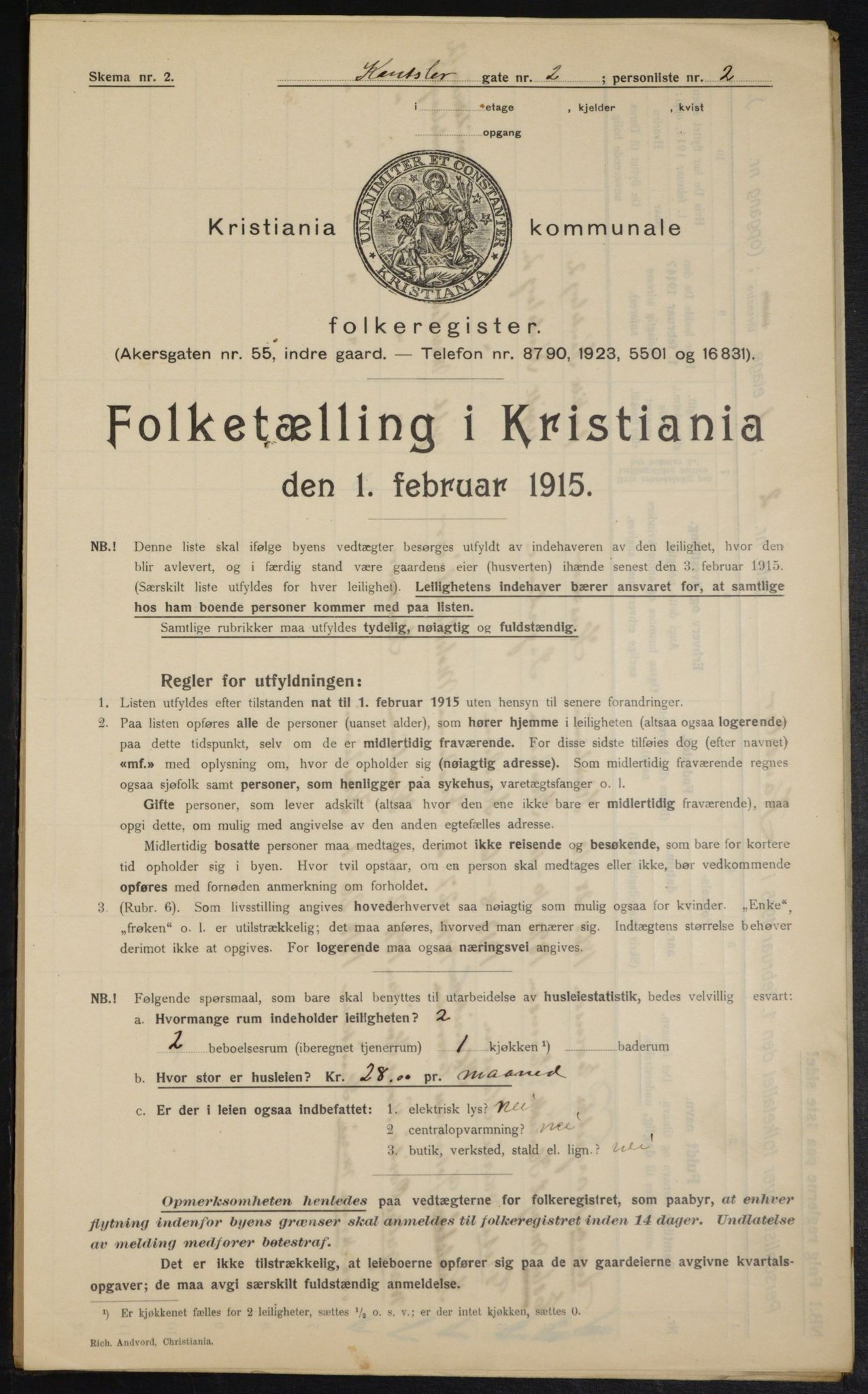 OBA, Kommunal folketelling 1.2.1915 for Kristiania, 1915, s. 47549