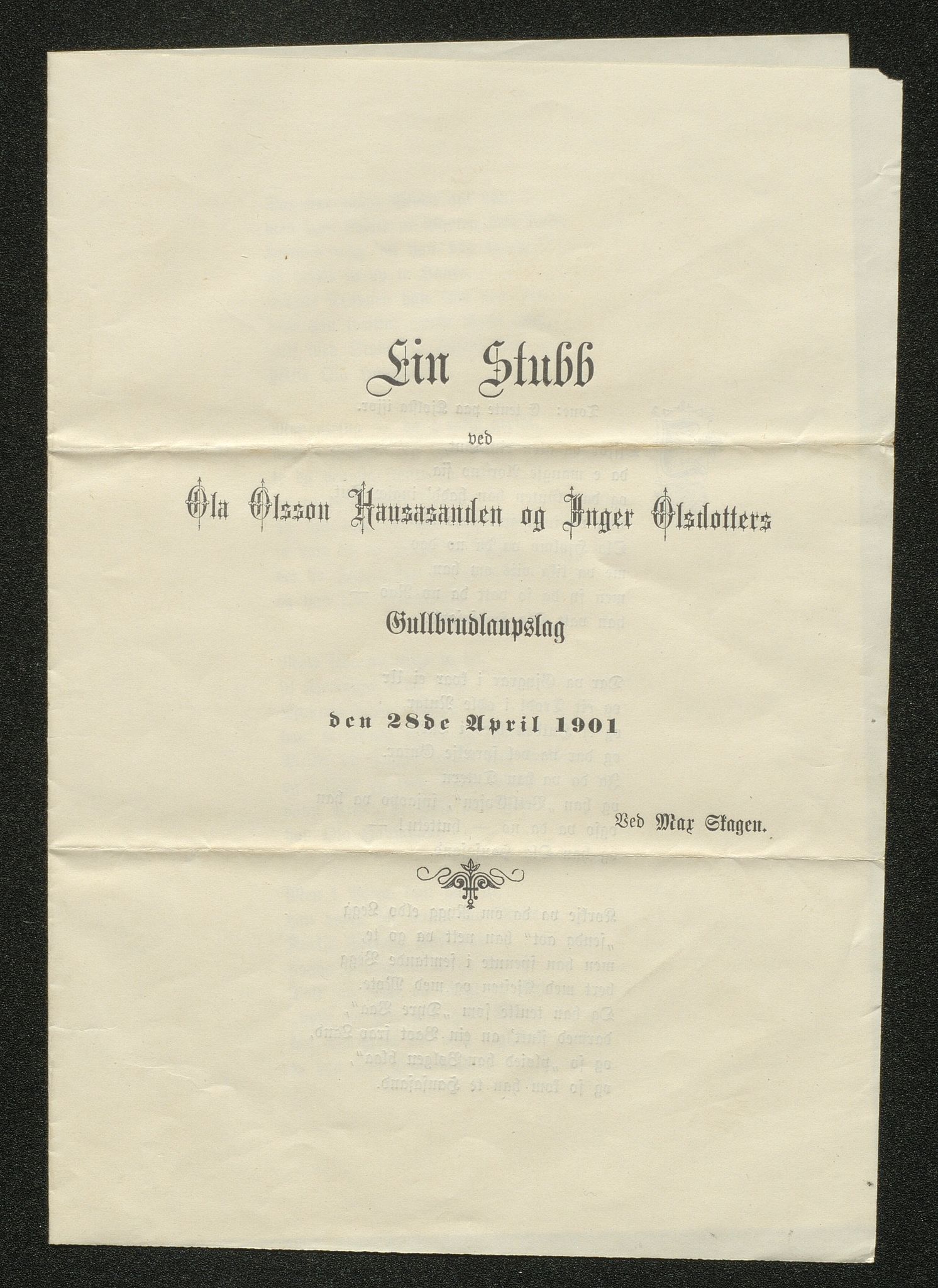 Ymse brevsamlingar m.m., IKAH/1231b-Pa0002/D/Da/L0001/0002: Korrespondanse / Samling av private brev tilhøyrande Ola Maakestad, Børve, 1892-1949