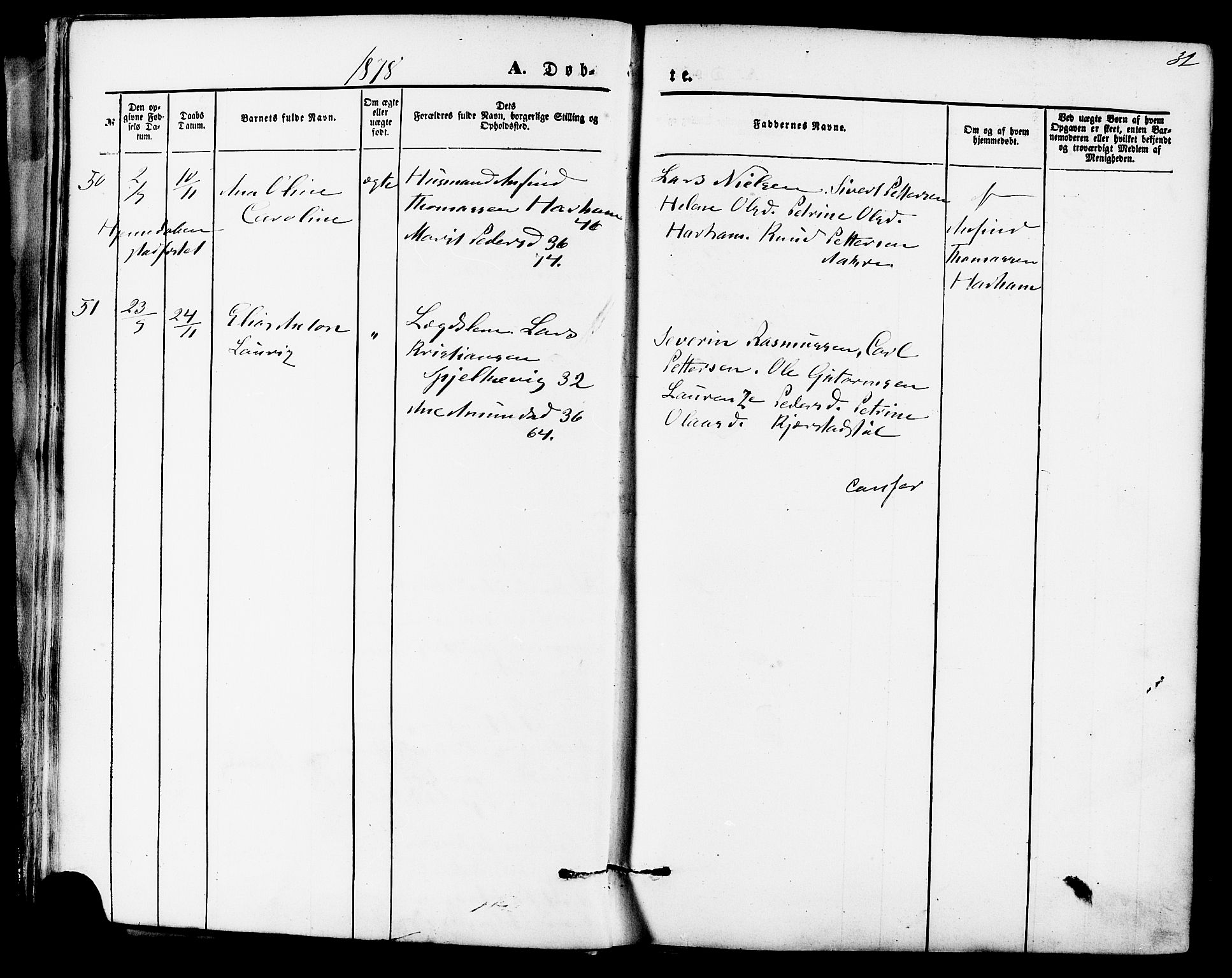 Ministerialprotokoller, klokkerbøker og fødselsregistre - Møre og Romsdal, AV/SAT-A-1454/536/L0500: Ministerialbok nr. 536A09, 1876-1889, s. 32