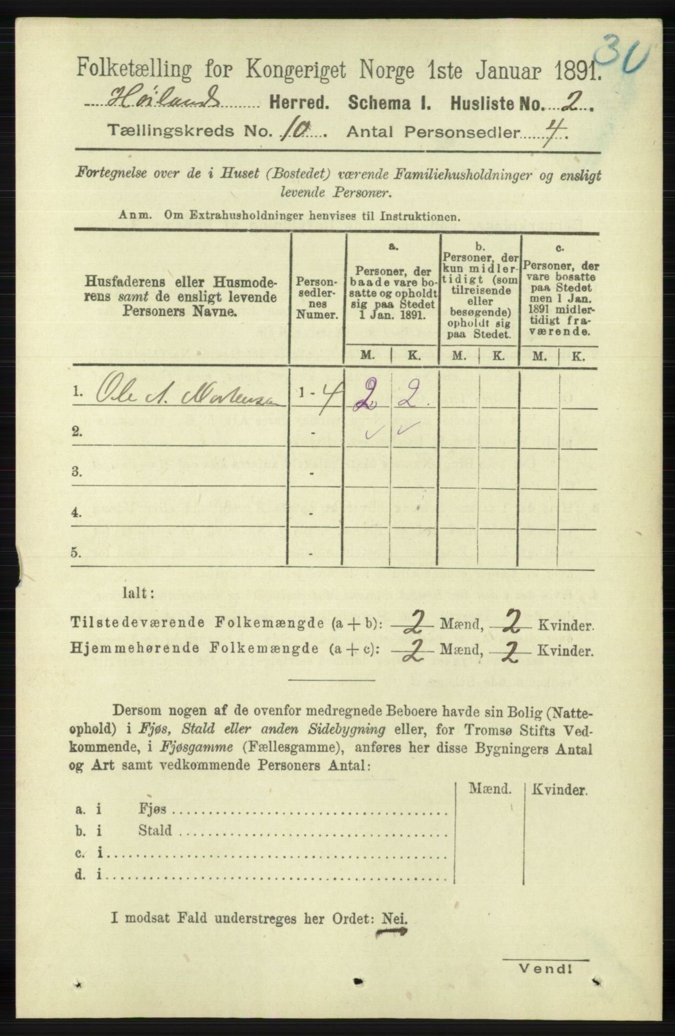 RA, Folketelling 1891 for 1123 Høyland herred, 1891, s. 4050