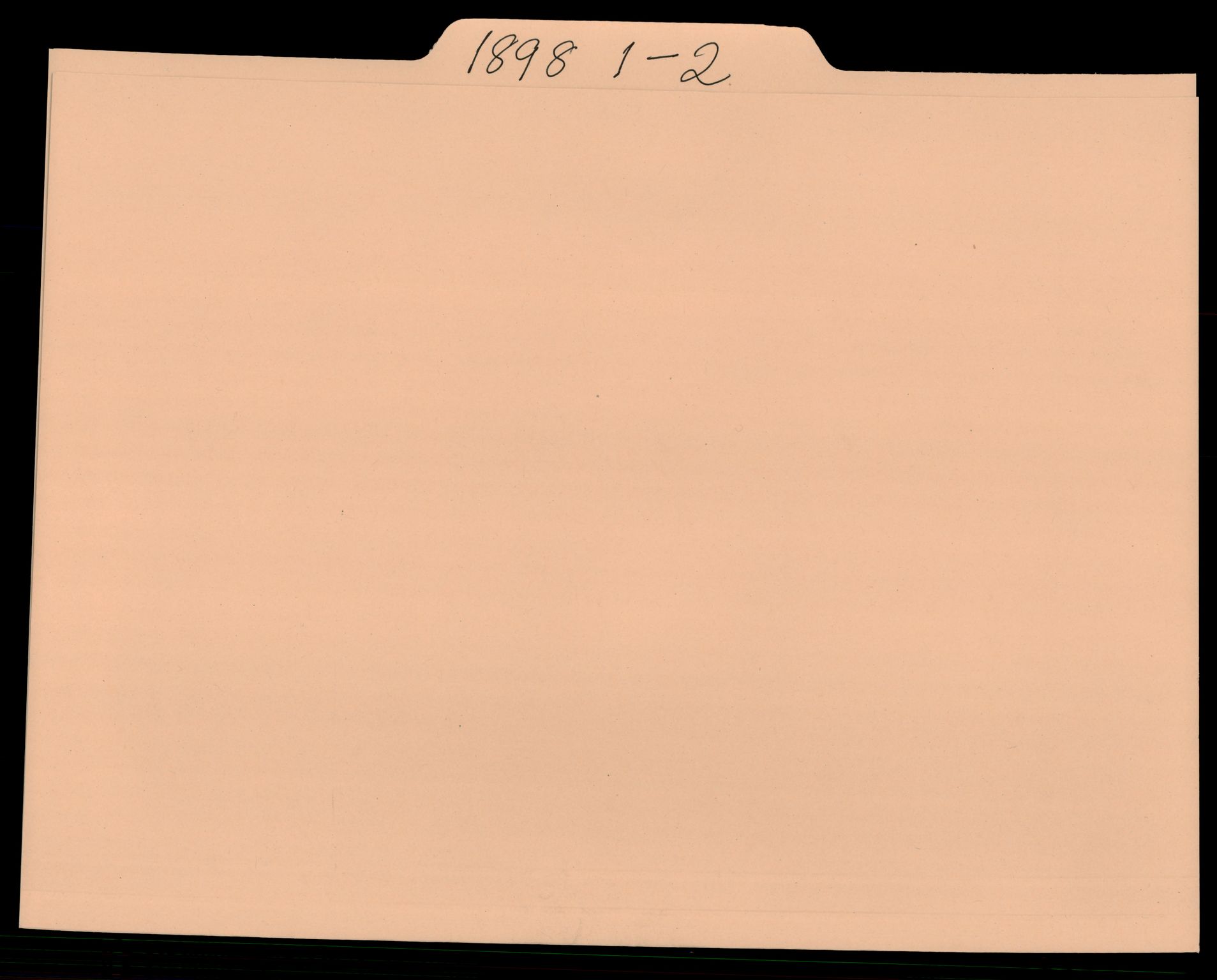 Trondhjems turistforening, AV/SAT-PA-0669/Da/L0005: Korrespondanse, 1898-1901, s. 1