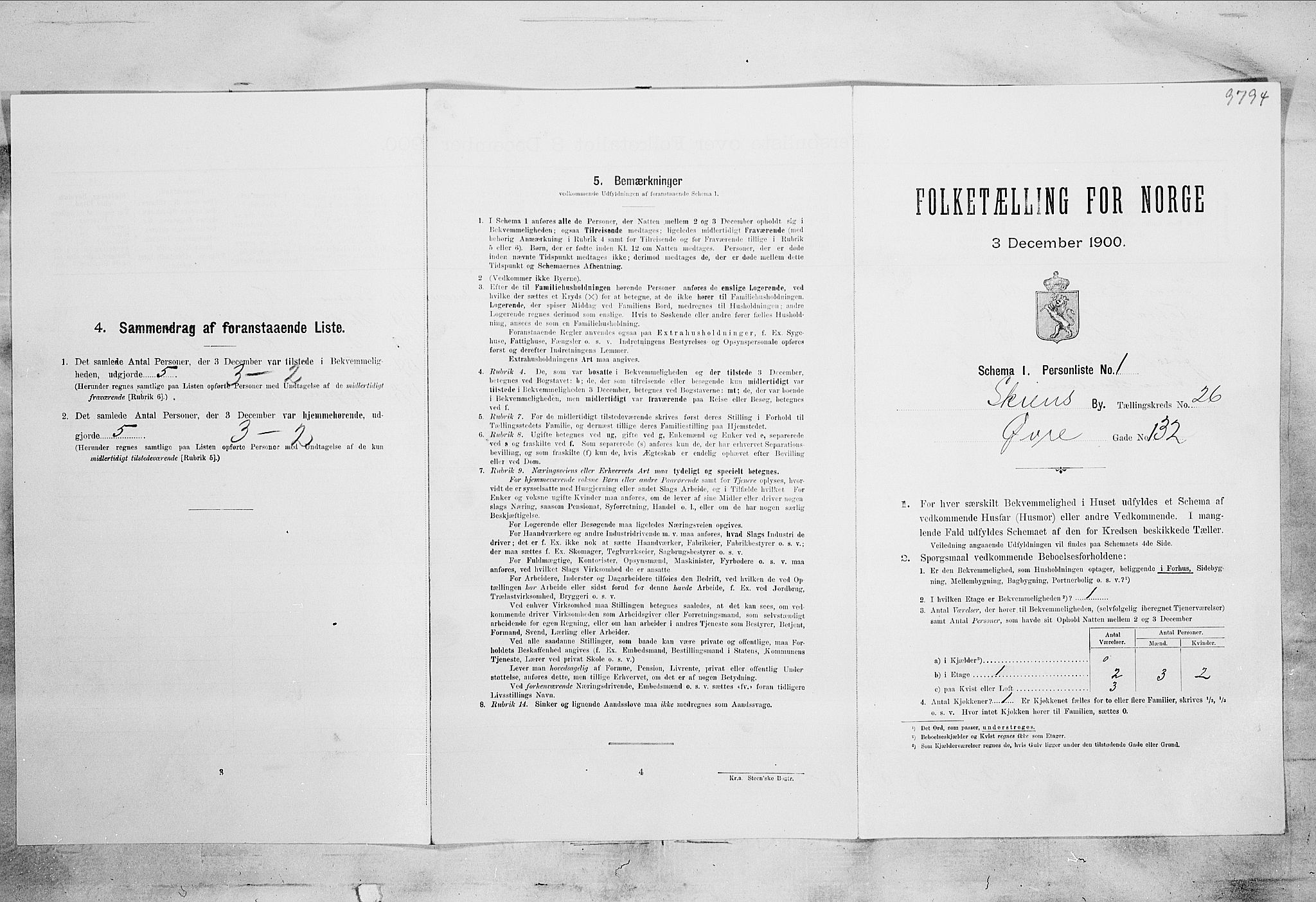 SAKO, Folketelling 1900 for 0806 Skien kjøpstad, 1900, s. 4929