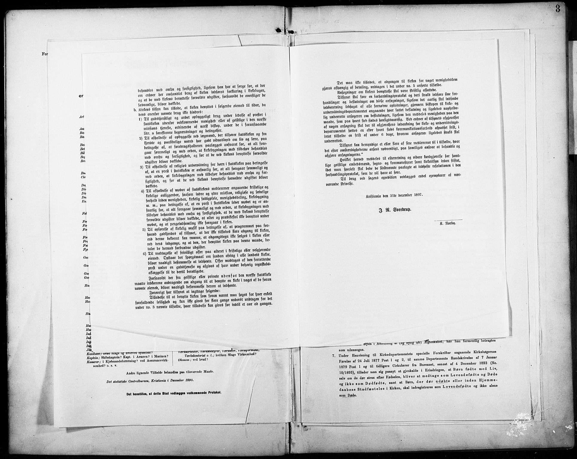 Fiskum kirkebøker, AV/SAKO-A-15/F/Fa/L0003: Ministerialbok nr. 3, 1890-1905, s. 3
