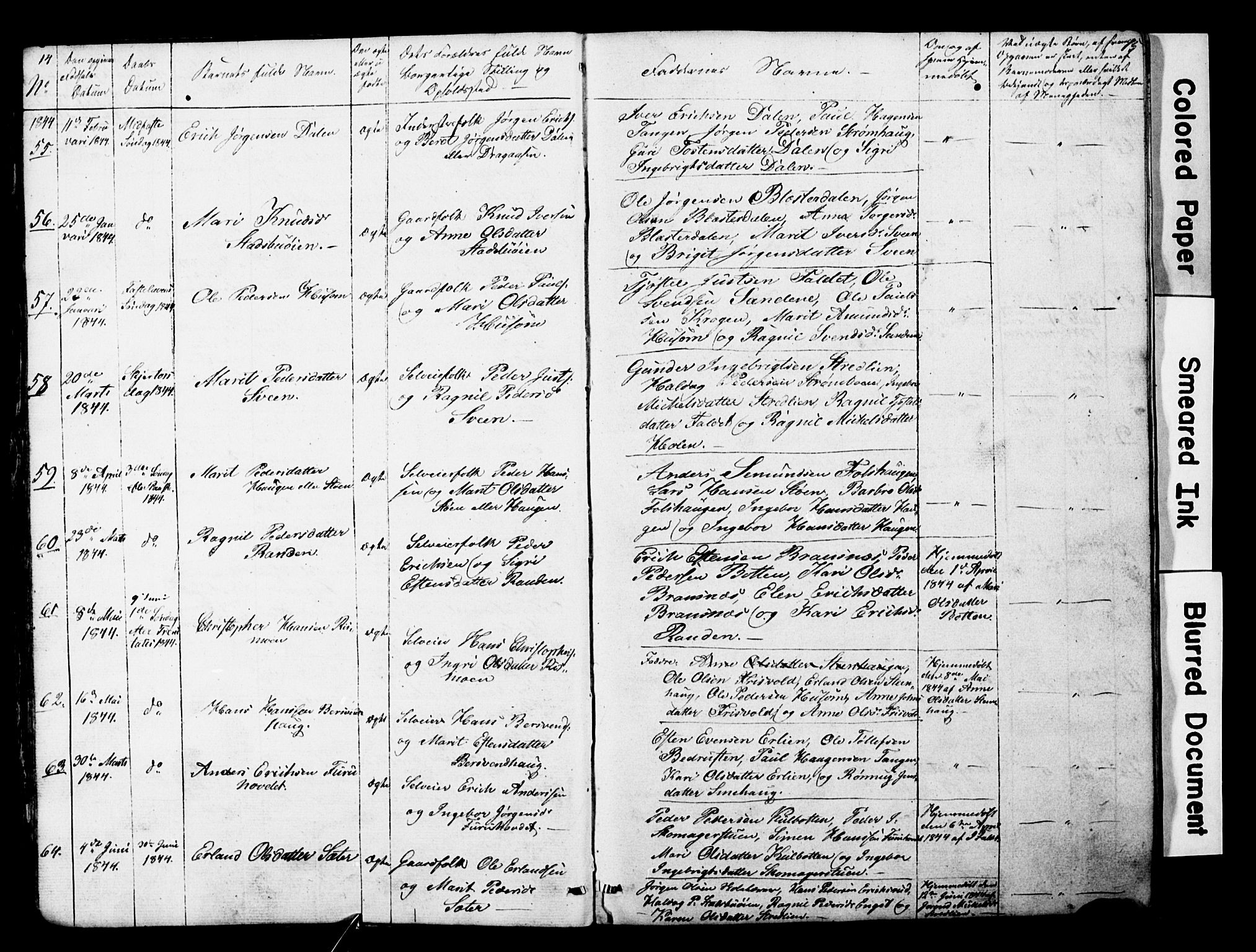 Lesja prestekontor, AV/SAH-PREST-068/H/Ha/Hab/L0014: Klokkerbok nr. 14, 1842-1856, s. 14-15