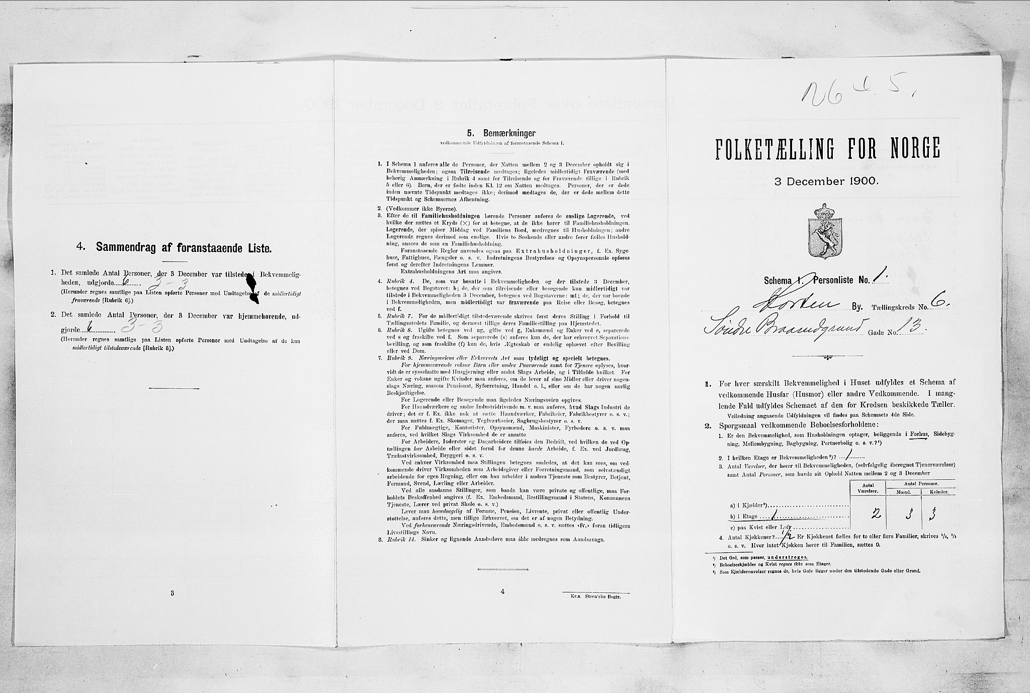 RA, Folketelling 1900 for 0703 Horten ladested, 1900, s. 4538