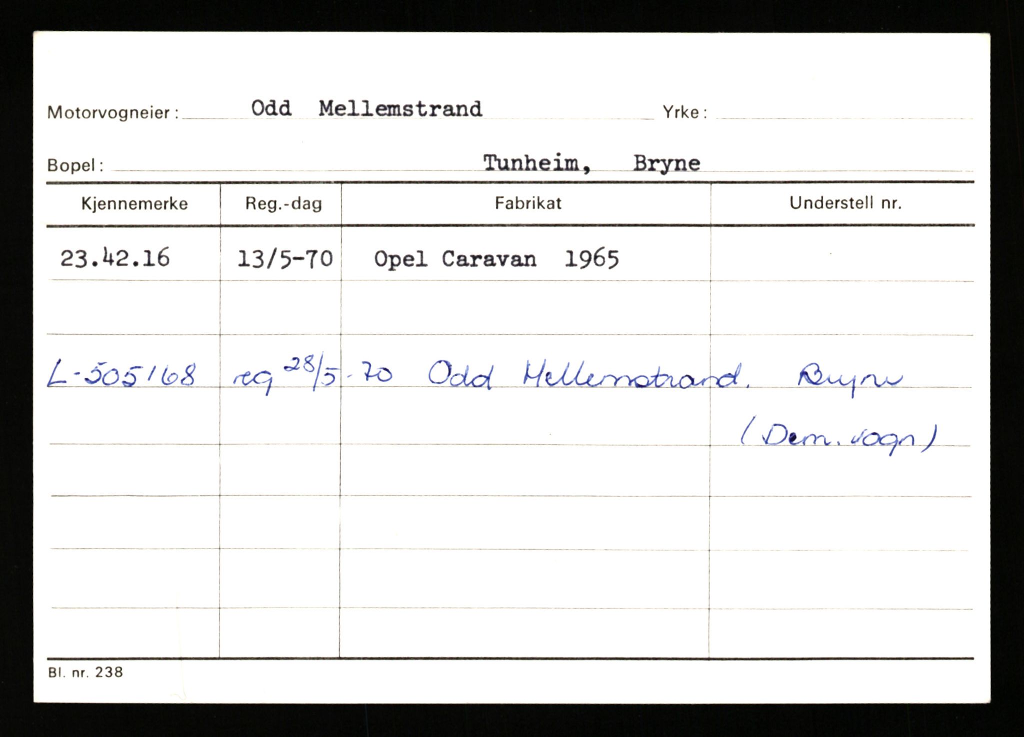 Stavanger trafikkstasjon, AV/SAST-A-101942/0/G/L0010: Registreringsnummer: 130000 - 239953, 1930-1971, s. 2975