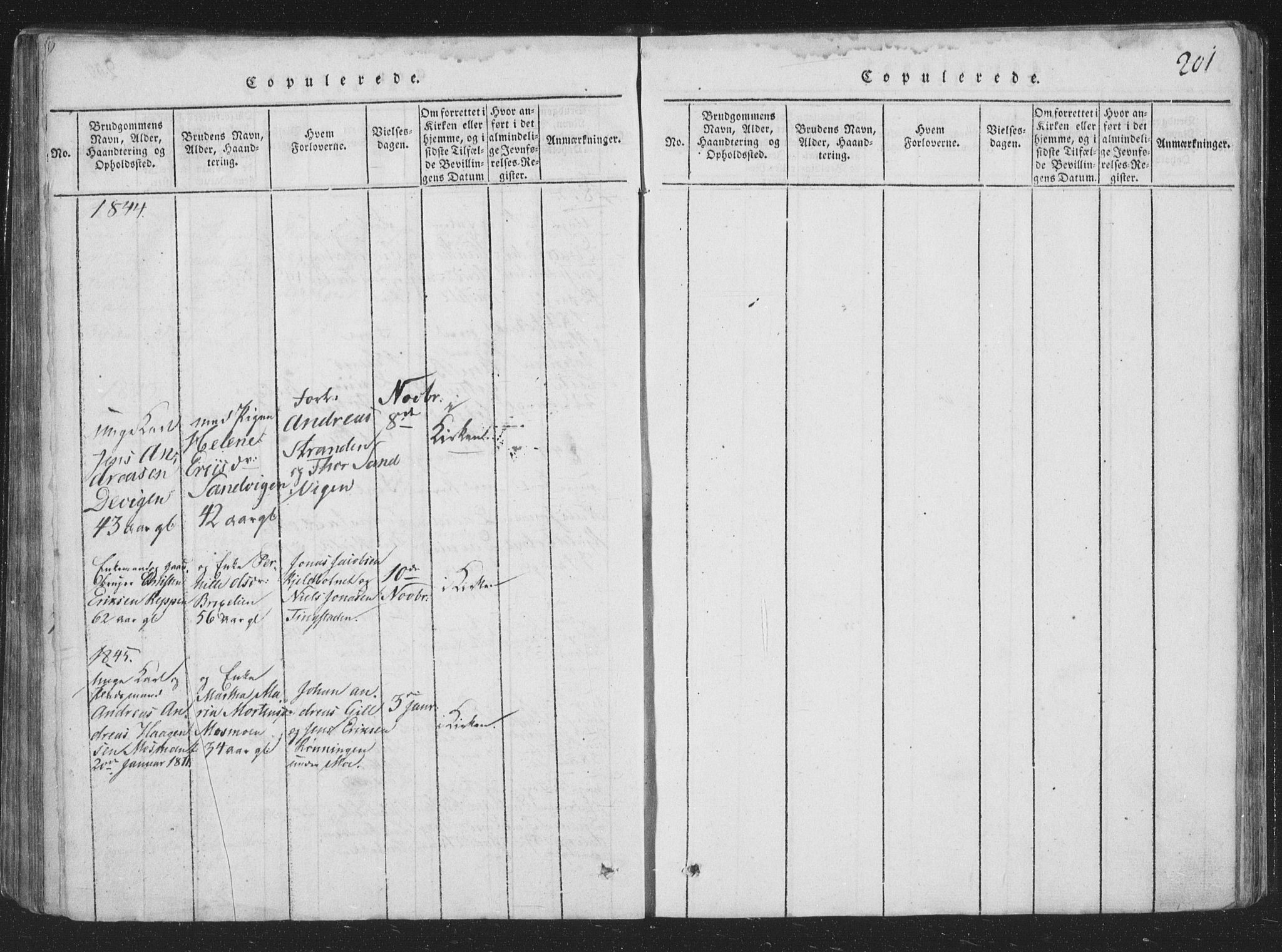 Ministerialprotokoller, klokkerbøker og fødselsregistre - Nord-Trøndelag, AV/SAT-A-1458/773/L0613: Ministerialbok nr. 773A04, 1815-1845, s. 201