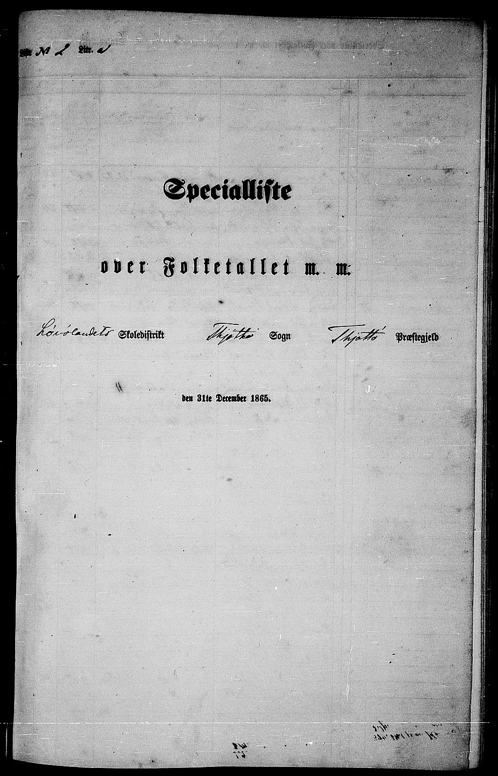 RA, Folketelling 1865 for 1817P Tjøtta prestegjeld, 1865, s. 30