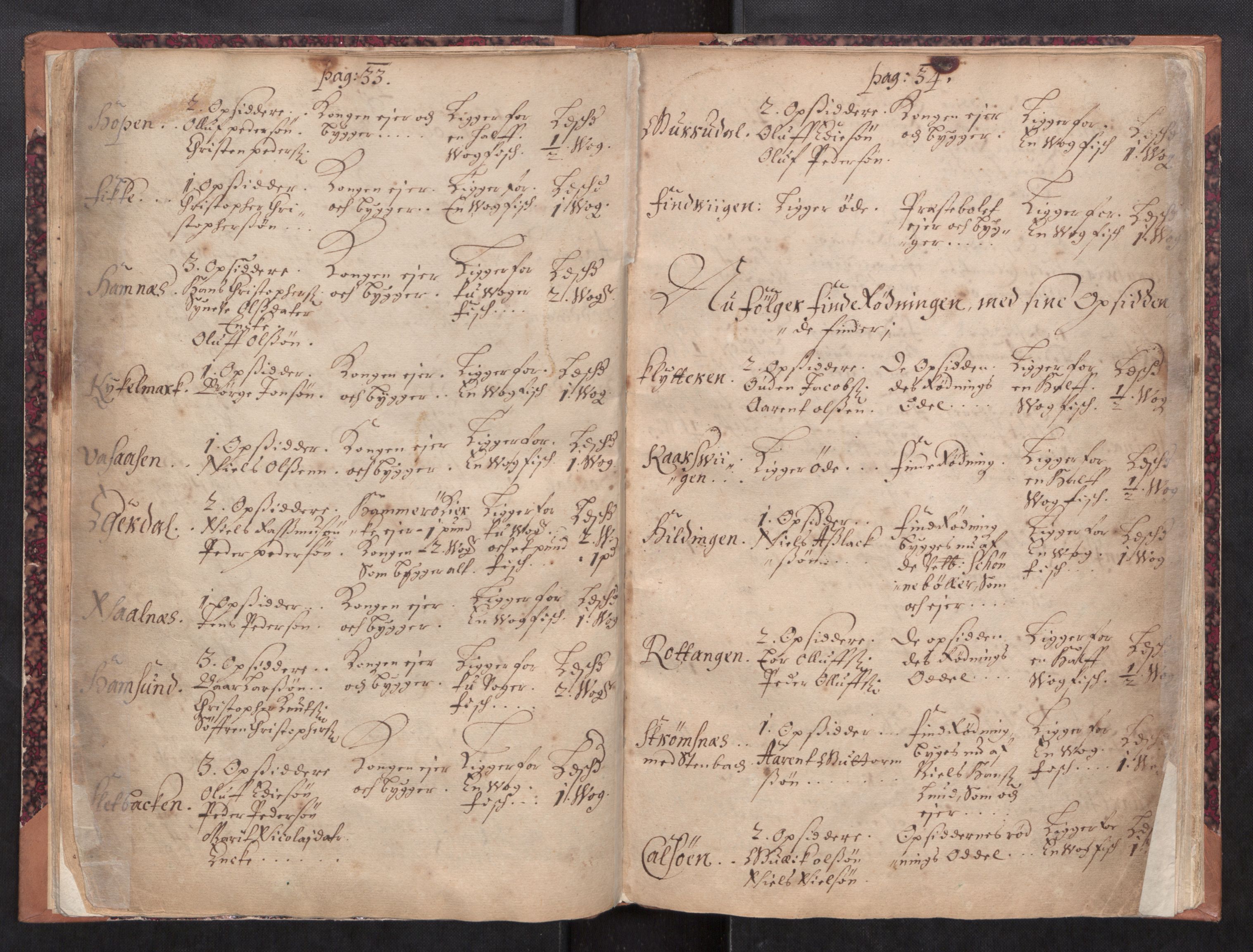 Steigen sokneprestkontor, AV/SAT-A-1211/F/L0001: Kallsbok, 1689-1870, s. 33-34