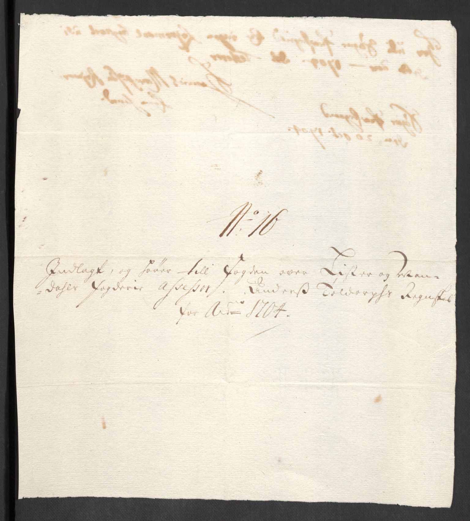 Rentekammeret inntil 1814, Reviderte regnskaper, Fogderegnskap, AV/RA-EA-4092/R43/L2550: Fogderegnskap Lista og Mandal, 1703-1704, s. 300