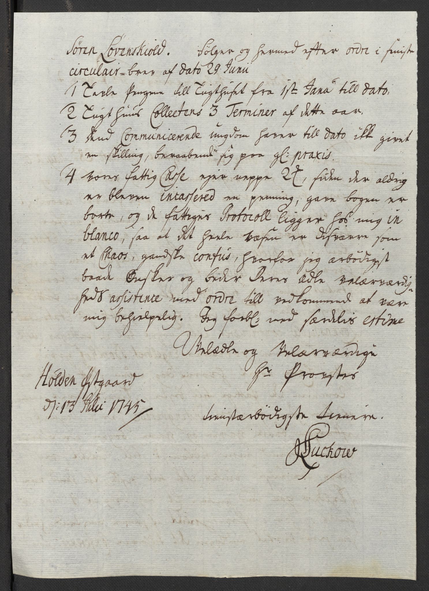 Kristiania tukthus, SAO/A-10644/A/Ad/Adb/L0011: Innkomne skriv, rapporter og regnskap, 1742-1783, s. 346