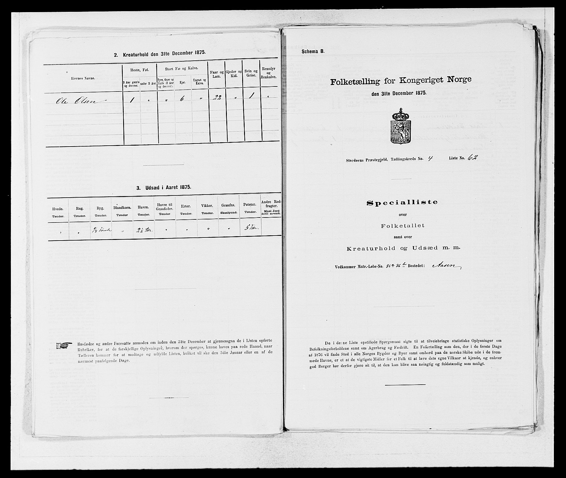 SAB, Folketelling 1875 for 1221P Stord prestegjeld, 1875, s. 379