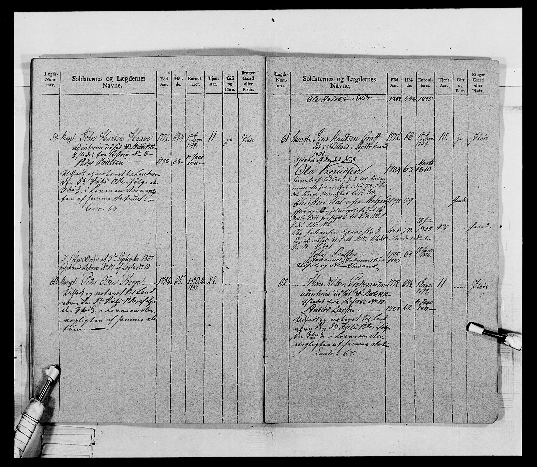 Generalitets- og kommissariatskollegiet, Det kongelige norske kommissariatskollegium, AV/RA-EA-5420/E/Eh/L0069: Opplandske gevorbne infanteriregiment, 1810-1818, s. 125