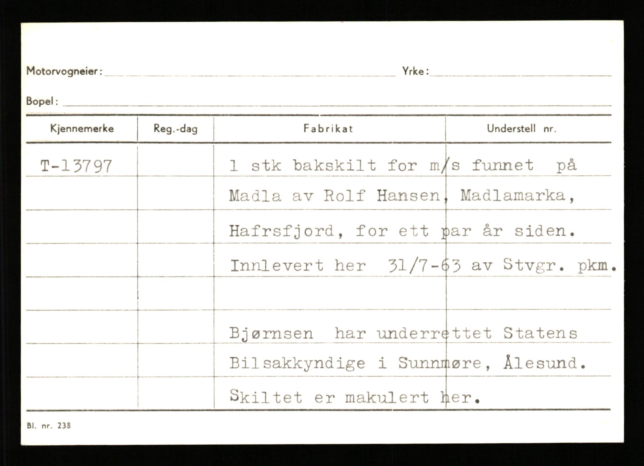 Stavanger trafikkstasjon, AV/SAST-A-101942/0/G/L0003: Registreringsnummer: 10466 - 15496, 1930-1971, s. 2377