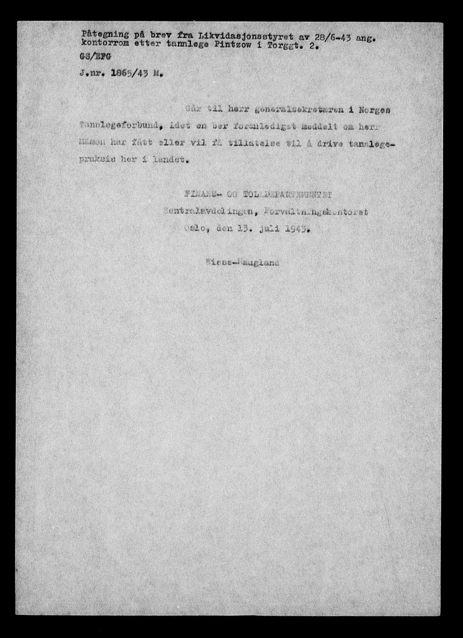 Justisdepartementet, Tilbakeføringskontoret for inndratte formuer, AV/RA-S-1564/H/Hc/Hcc/L0969: --, 1945-1947, s. 368