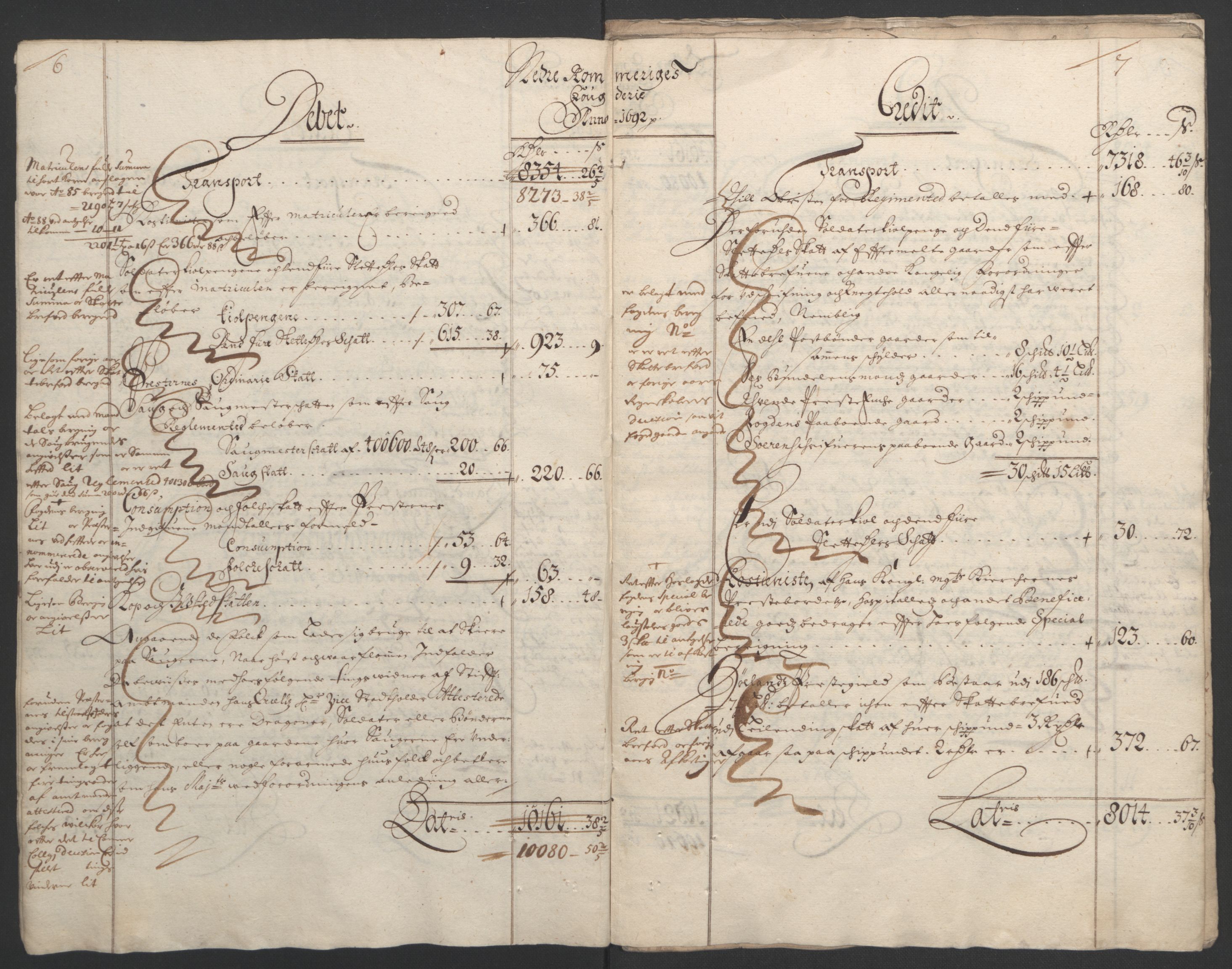 Rentekammeret inntil 1814, Reviderte regnskaper, Fogderegnskap, AV/RA-EA-4092/R11/L0577: Fogderegnskap Nedre Romerike, 1692, s. 7