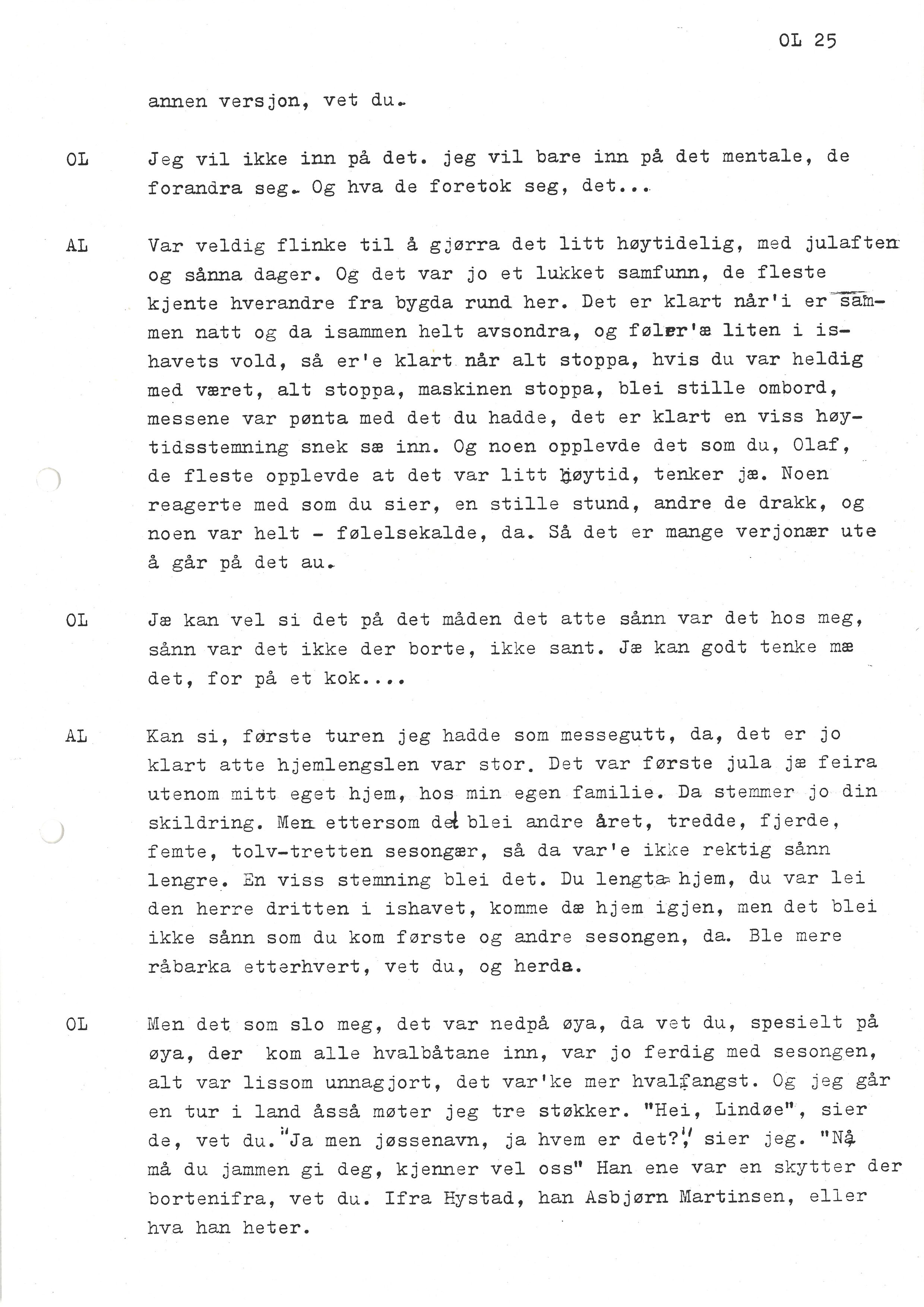 Sa 16 - Folkemusikk fra Vestfold, Gjerdesamlingen, VEMU/A-1868/I/L0001: Informantregister med intervjunedtegnelser, 1979-1986