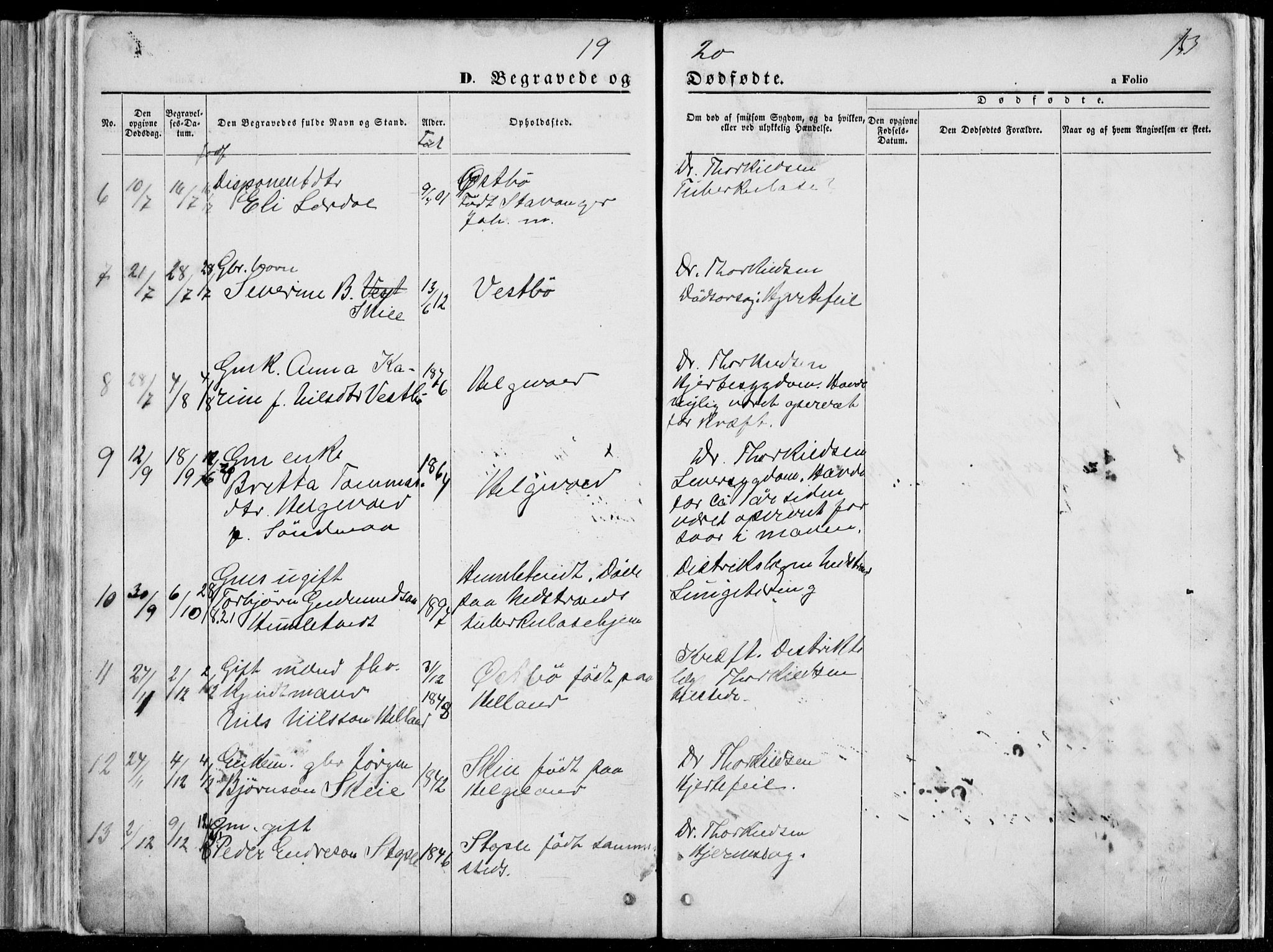 Vikedal sokneprestkontor, AV/SAST-A-101840/01/V: Klokkerbok nr. B 10, 1864-1926, s. 153