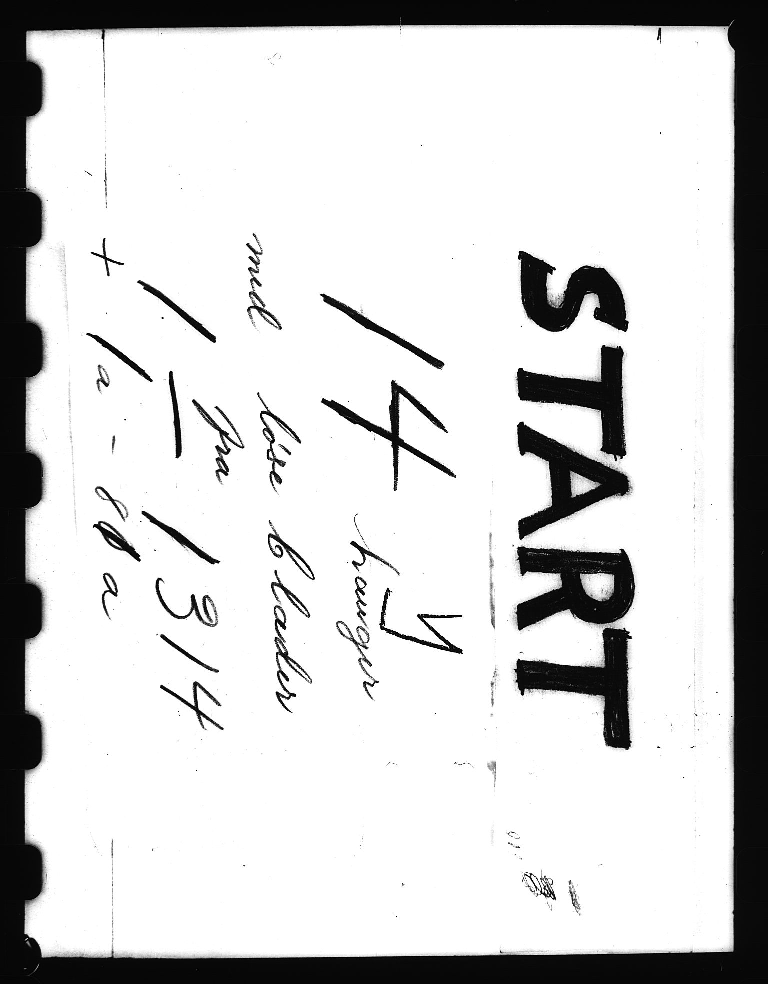 Documents Section, RA/RAFA-2200/V/L0059: Film med LMDC Serial Numbers, 1938-1943, s. 1