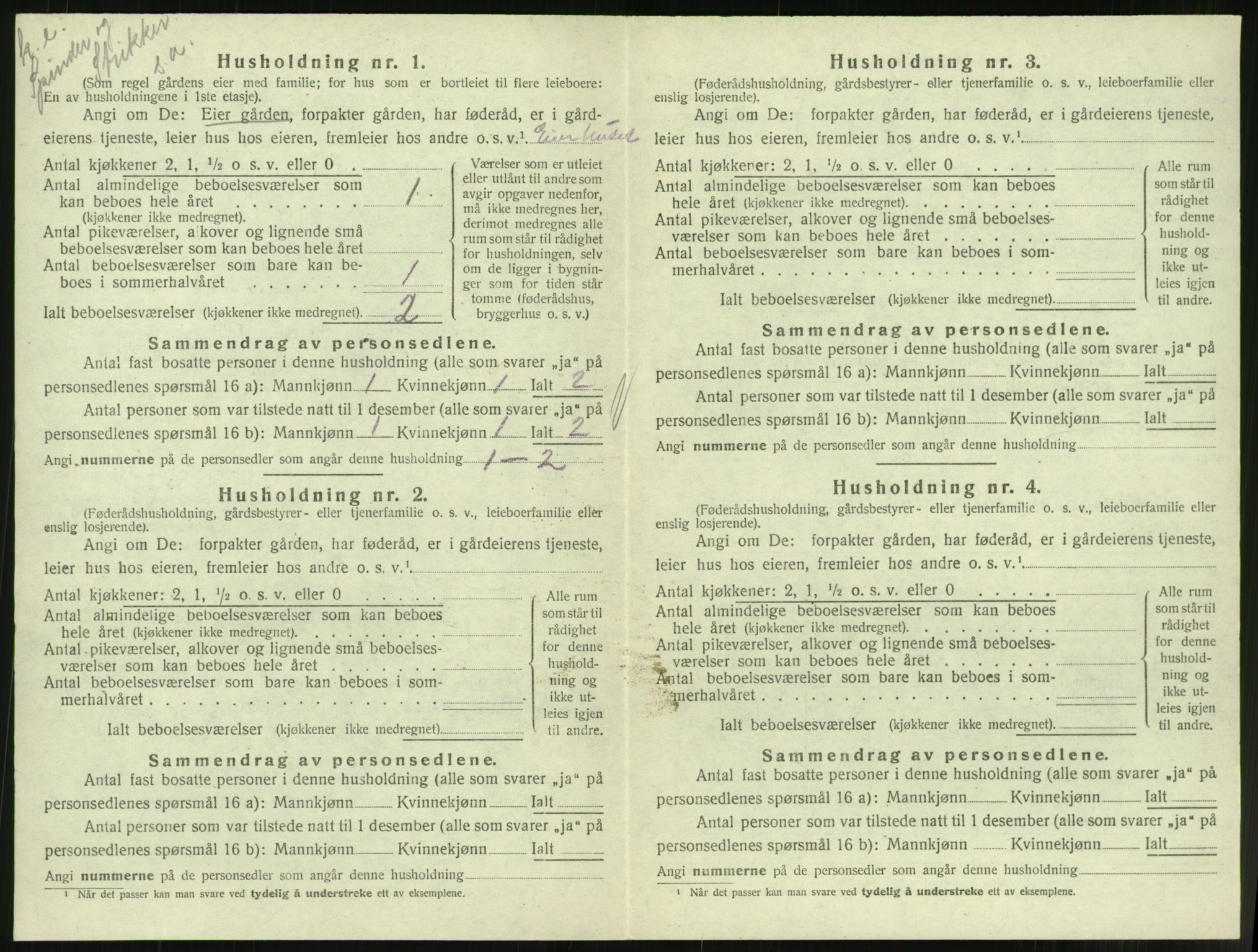 SAT, Folketelling 1920 for 1563 Sunndal herred, 1920, s. 579