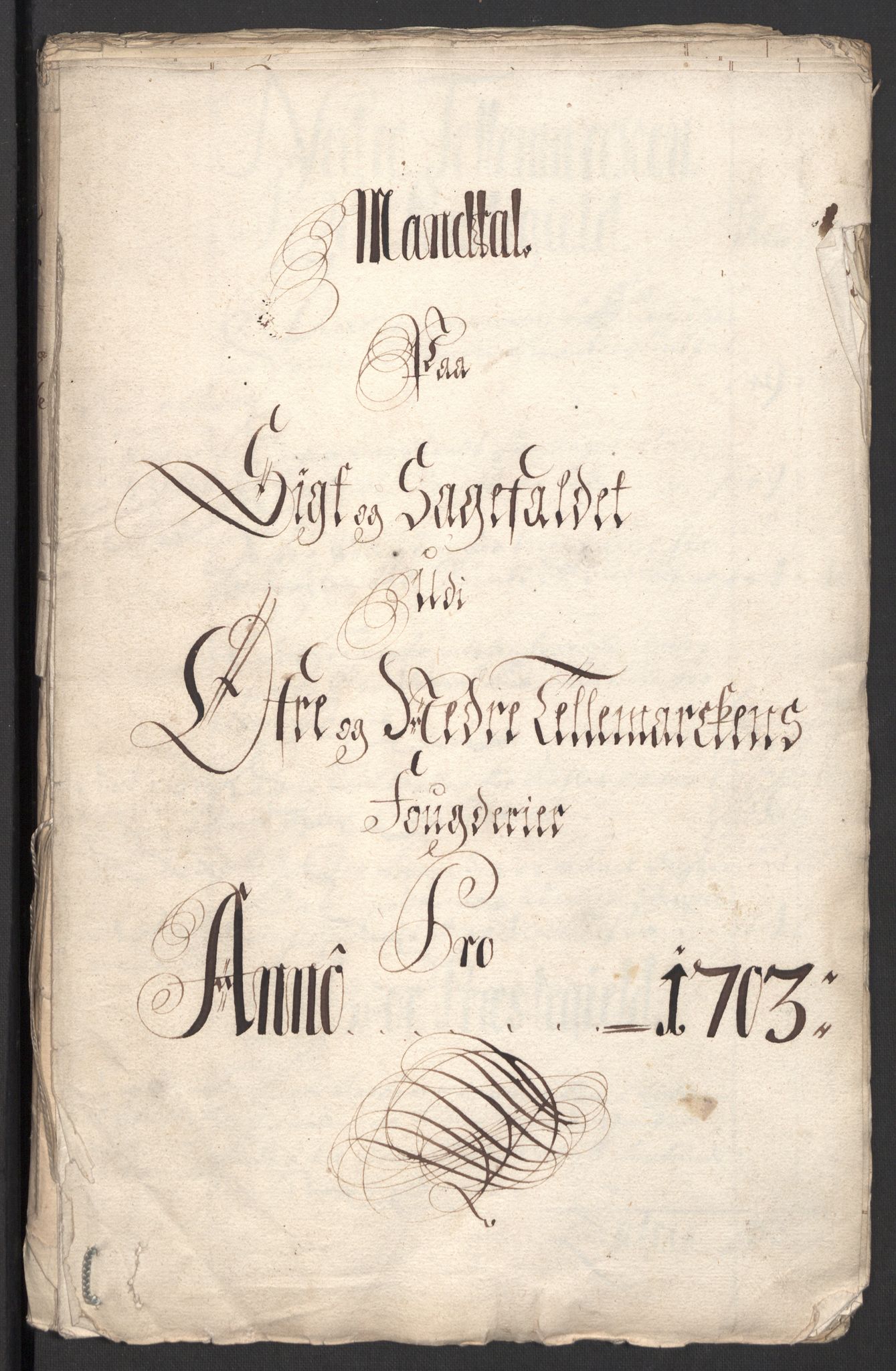 Rentekammeret inntil 1814, Reviderte regnskaper, Fogderegnskap, AV/RA-EA-4092/R36/L2108: Fogderegnskap Øvre og Nedre Telemark og Bamble, 1703, s. 38