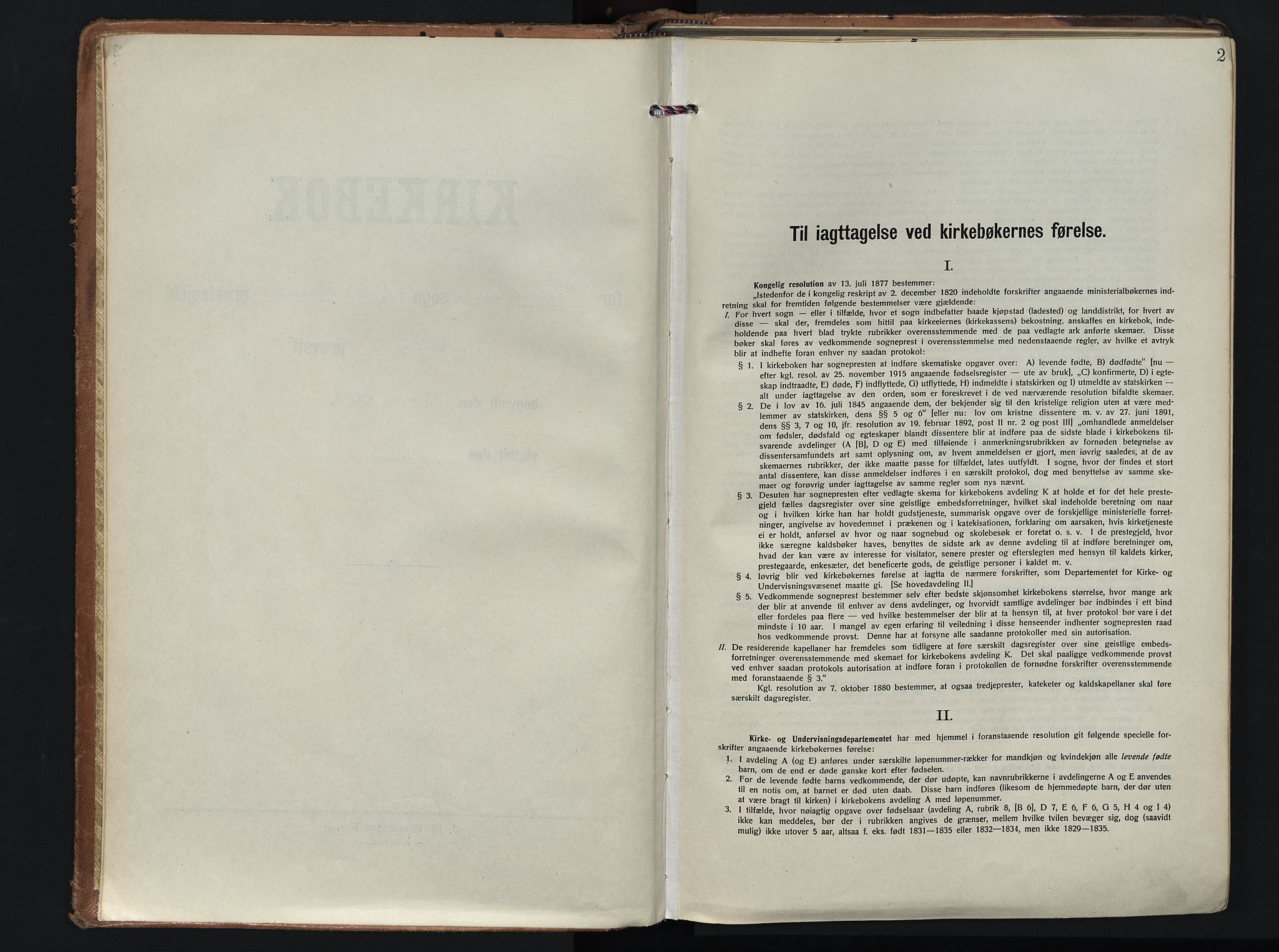 Vestre Bærum prestekontor Kirkebøker, AV/SAO-A-10209a/F/Fa/L0005: Ministerialbok nr. 5, 1922-1962, s. 2