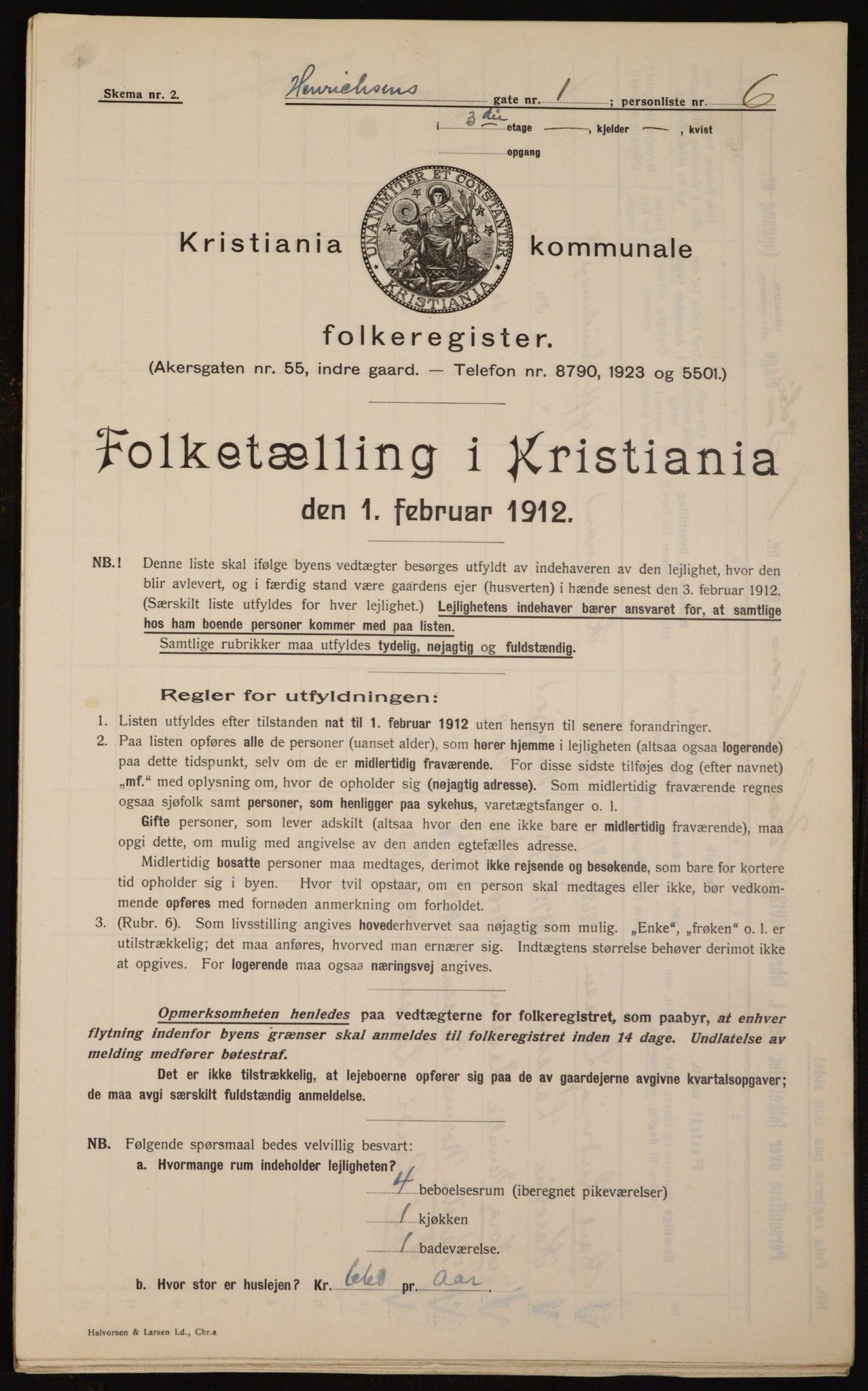 OBA, Kommunal folketelling 1.2.1912 for Kristiania, 1912, s. 38875