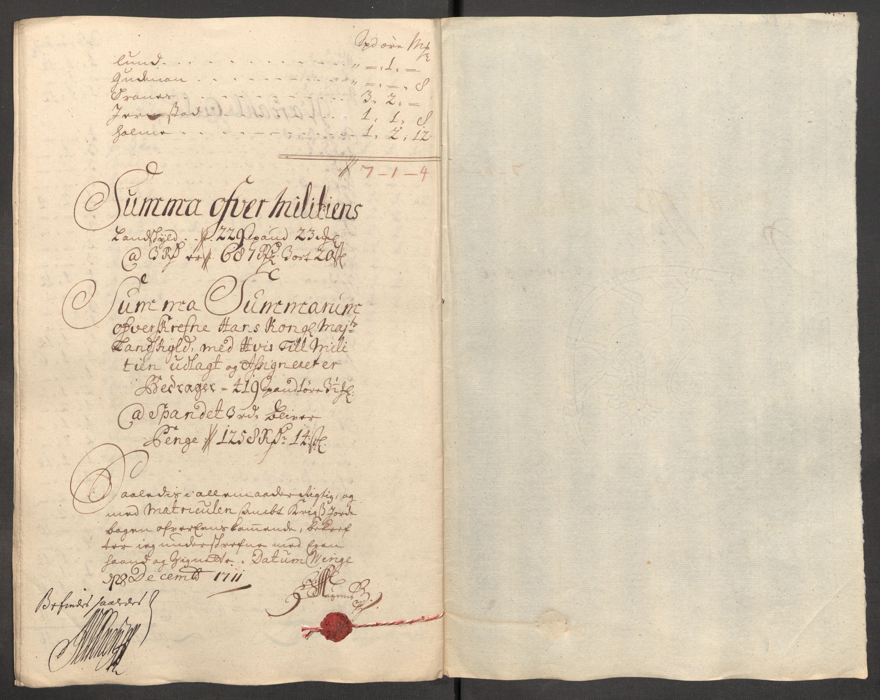 Rentekammeret inntil 1814, Reviderte regnskaper, Fogderegnskap, AV/RA-EA-4092/R62/L4201: Fogderegnskap Stjørdal og Verdal, 1711, s. 170