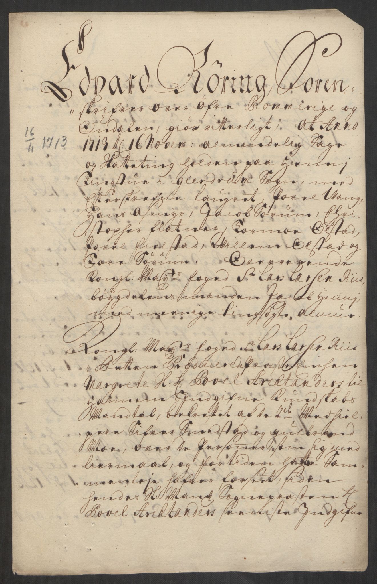 Kristiania stiftamt, AV/SAO-A-10386/E/Ed/Edp/L0001: Sorenskrivere, 1711-1721, s. 21