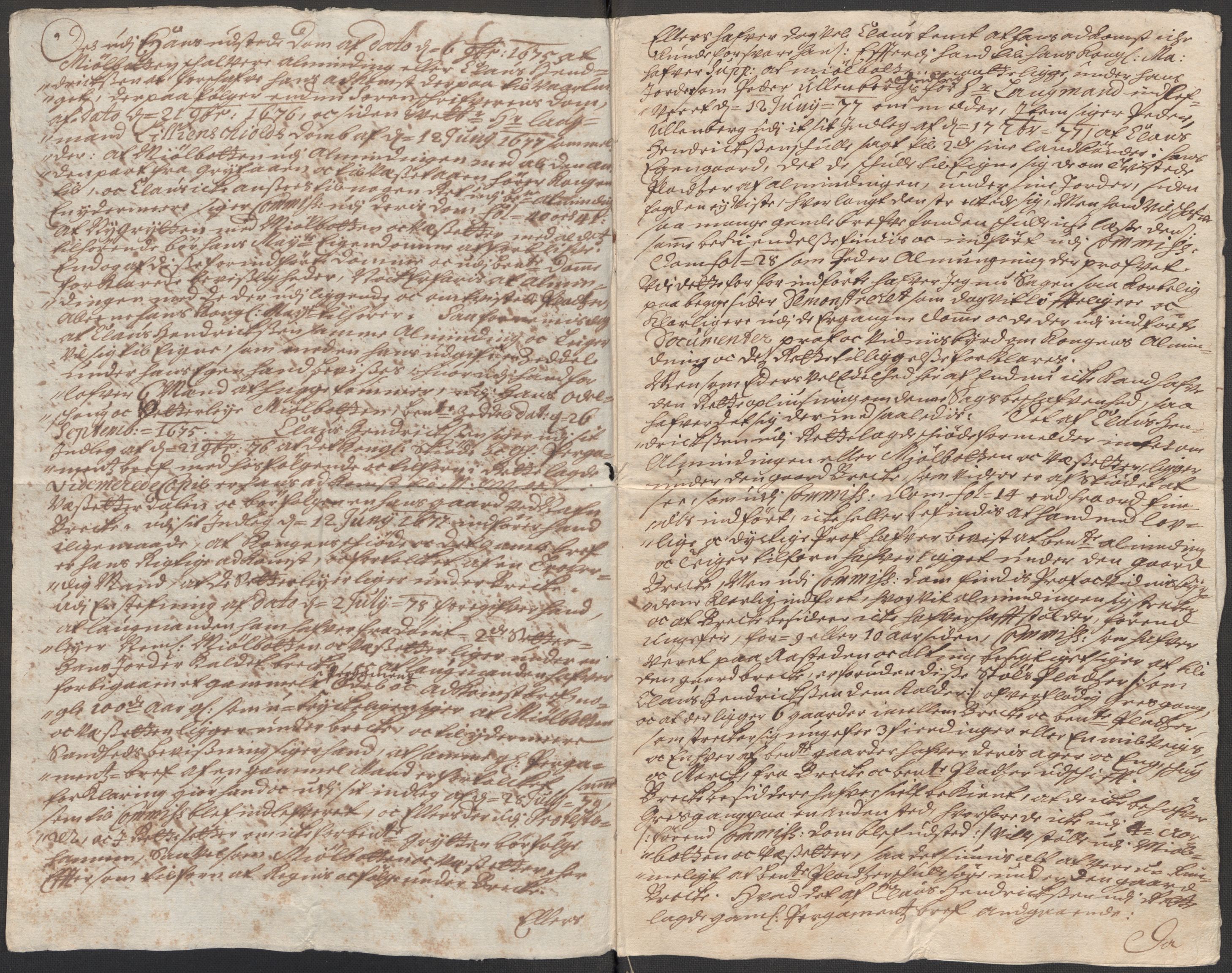 Rentekammeret inntil 1814, Realistisk ordnet avdeling, RA/EA-4070/Fb/L0015: Dokumenter om Raundalen allmenning i Voss. Claus Miltzows sak, 1684, s. 123