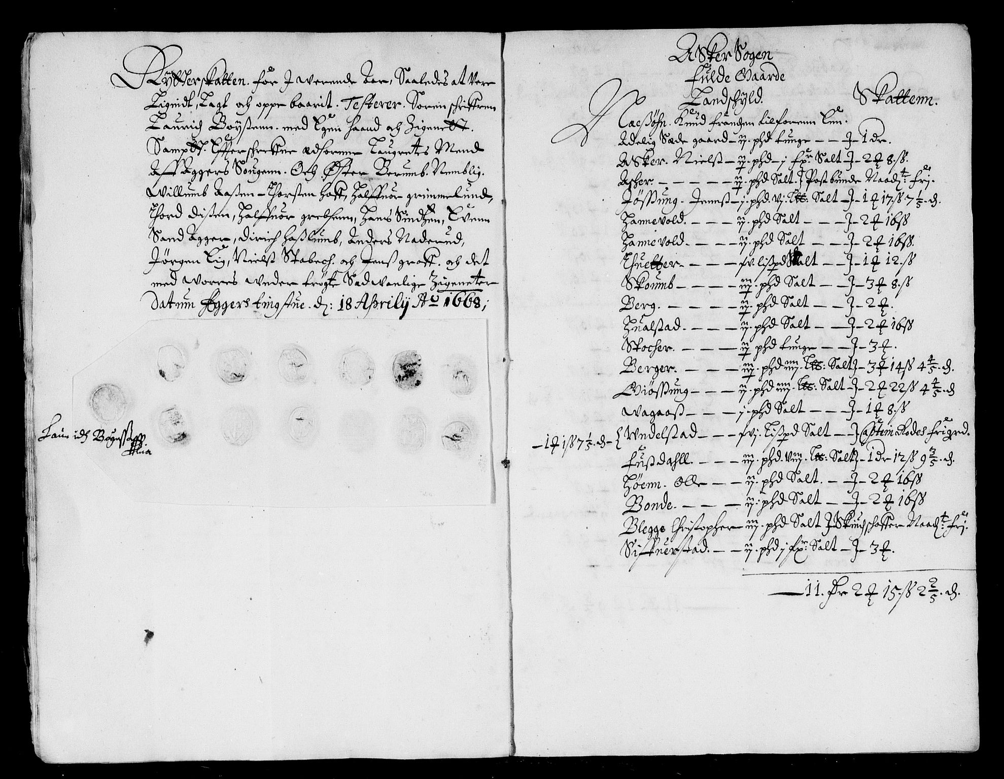 Rentekammeret inntil 1814, Reviderte regnskaper, Stiftamtstueregnskaper, Landkommissariatet på Akershus og Akershus stiftamt, AV/RA-EA-5869/R/Rb/L0054: Akershus stiftamt, 1668
