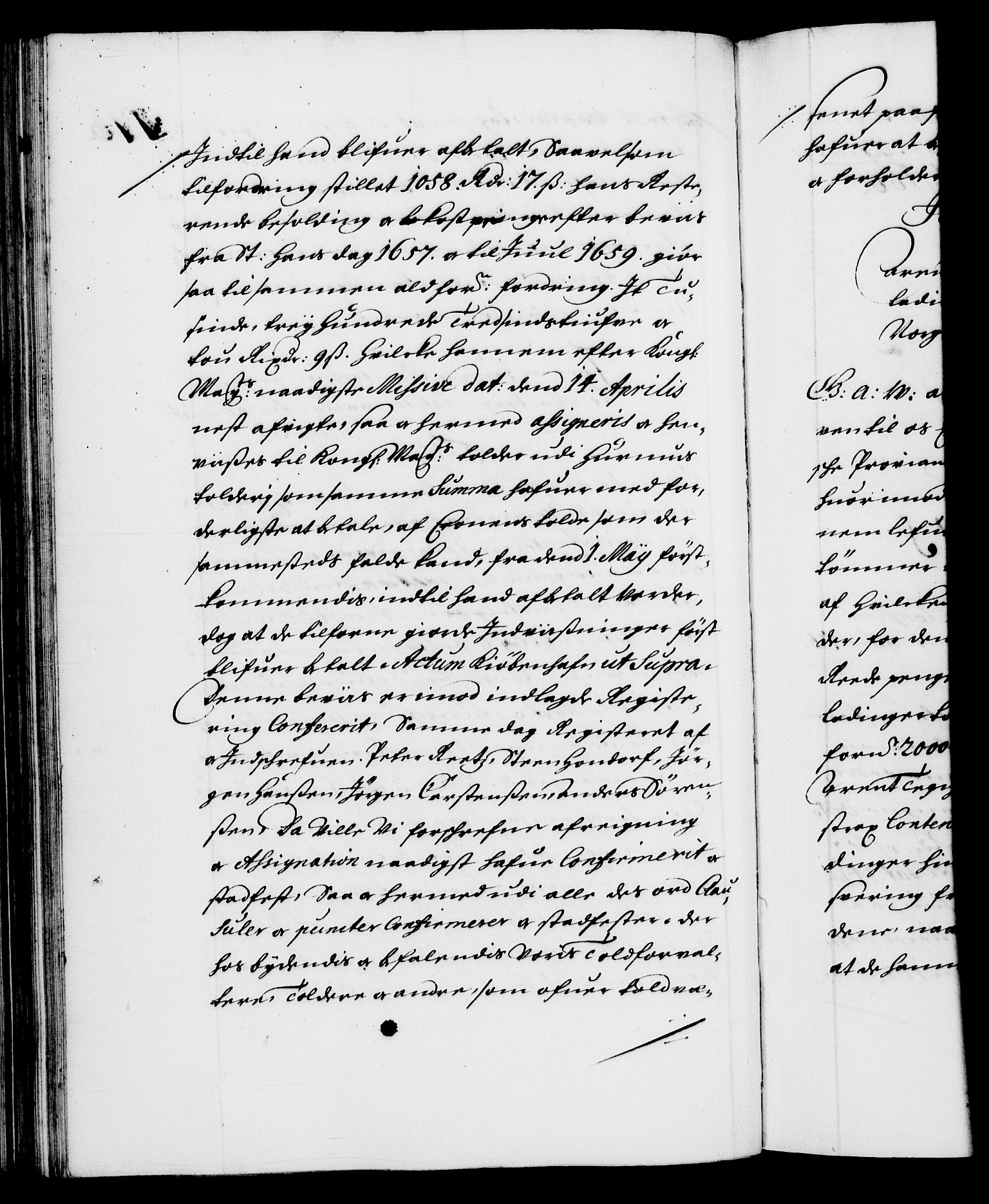 Danske Kanselli 1572-1799, RA/EA-3023/F/Fc/Fca/Fcaa/L0009: Norske registre (mikrofilm), 1657-1660, s. 173b