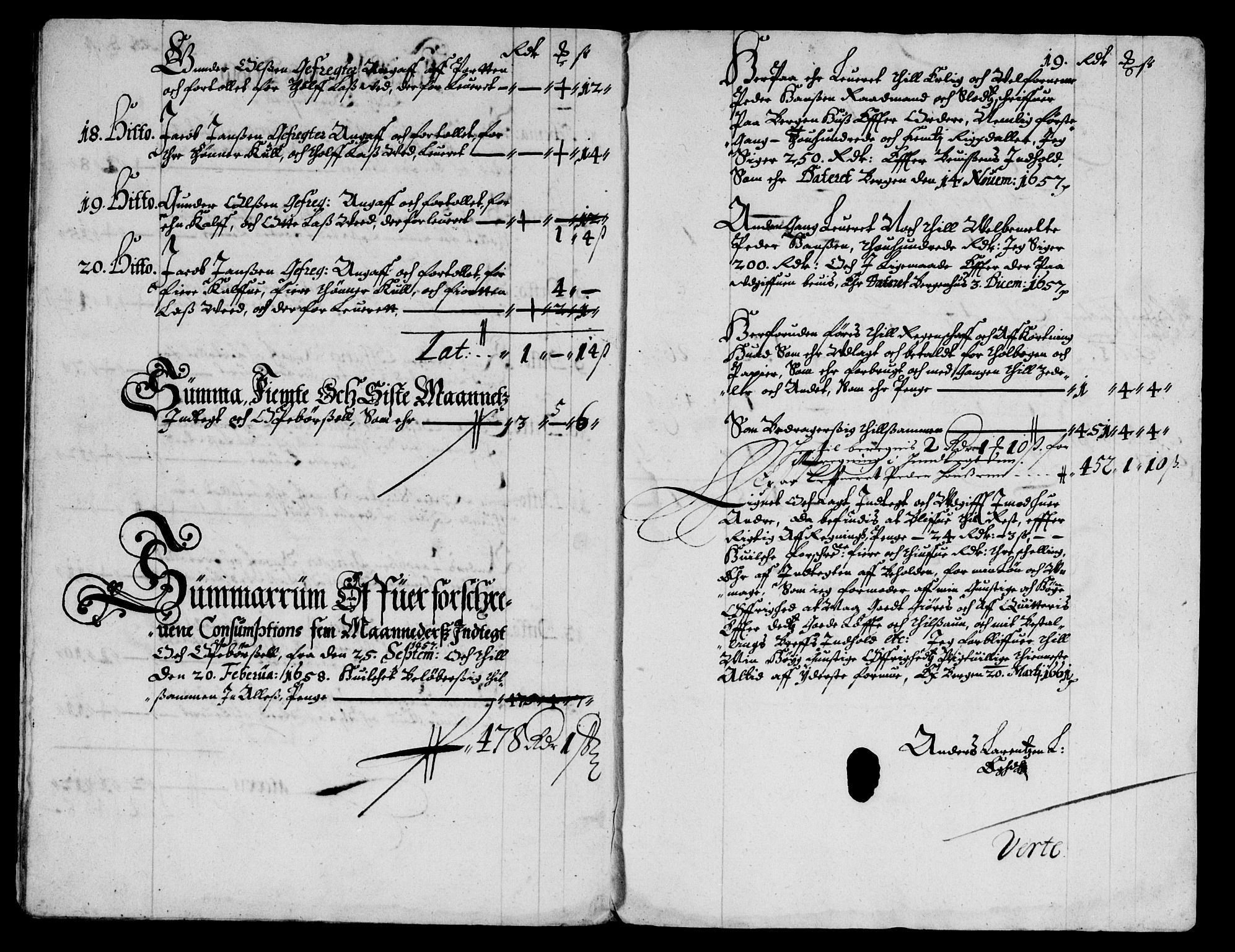 Rentekammeret inntil 1814, Reviderte regnskaper, Lensregnskaper, AV/RA-EA-5023/R/Rb/Rbt/L0141: Bergenhus len, 1657-1659