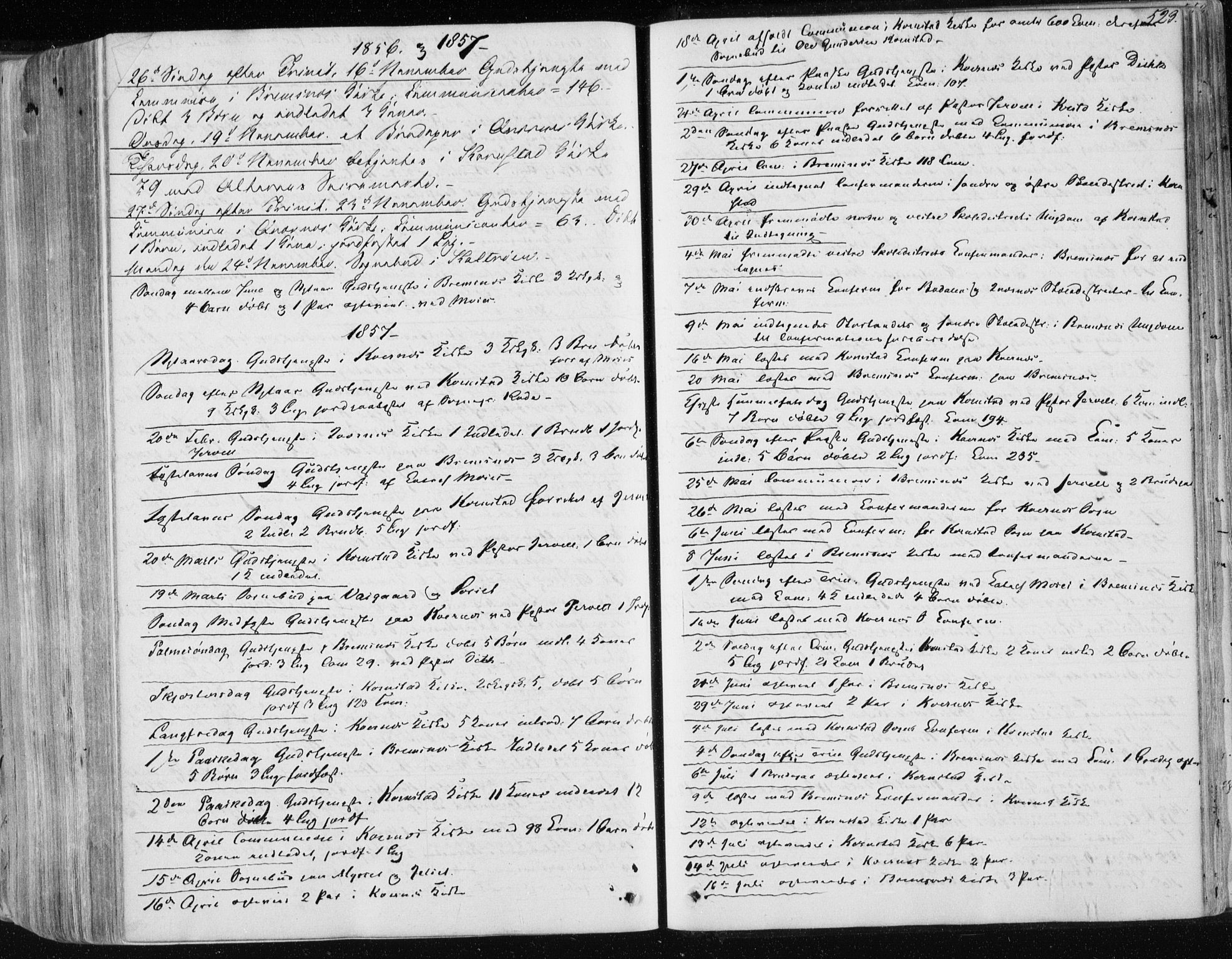 Ministerialprotokoller, klokkerbøker og fødselsregistre - Møre og Romsdal, AV/SAT-A-1454/568/L0804: Ministerialbok nr. 568A11, 1854-1868, s. 523