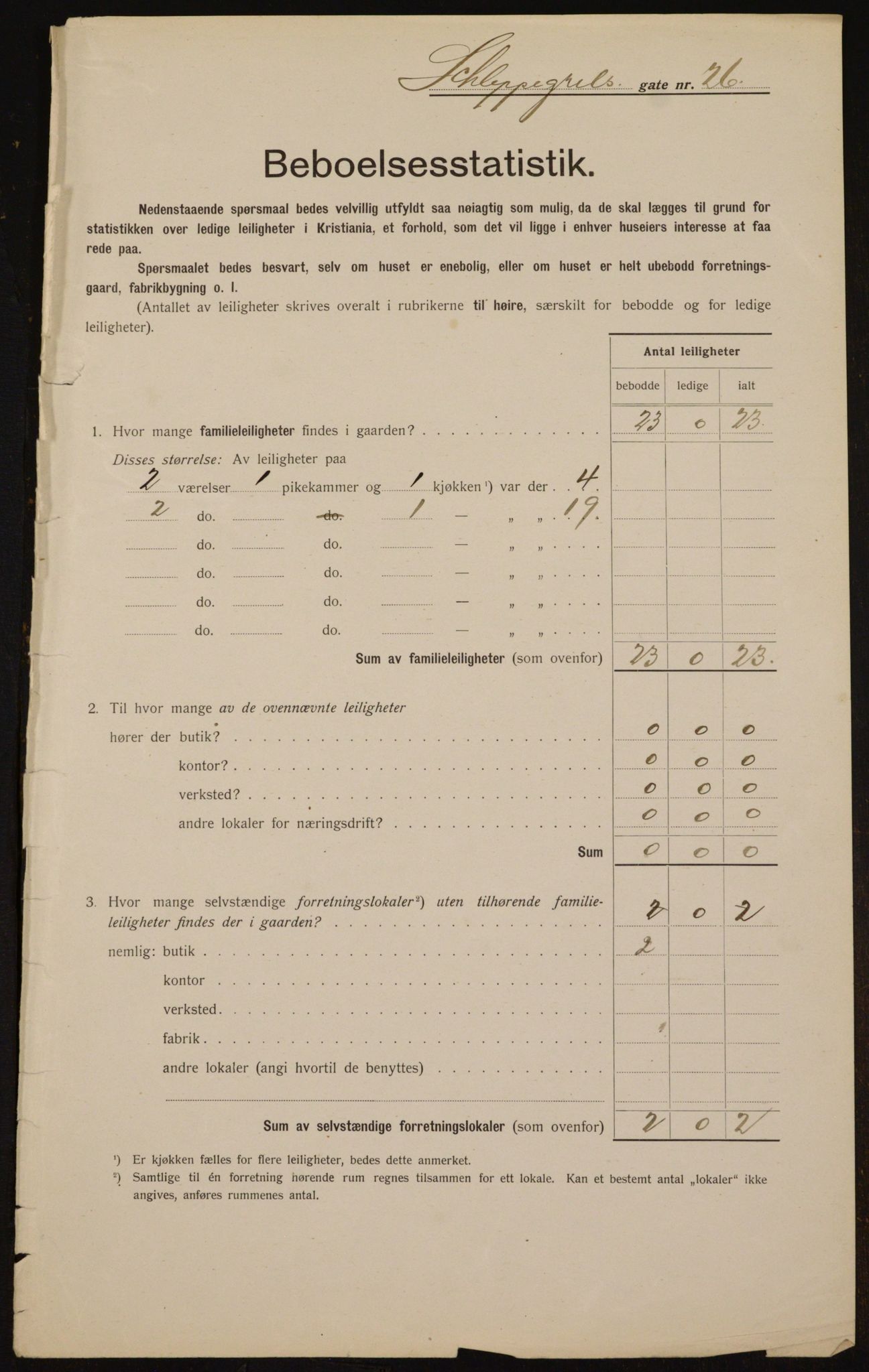 OBA, Kommunal folketelling 1.2.1912 for Kristiania, 1912, s. 90503