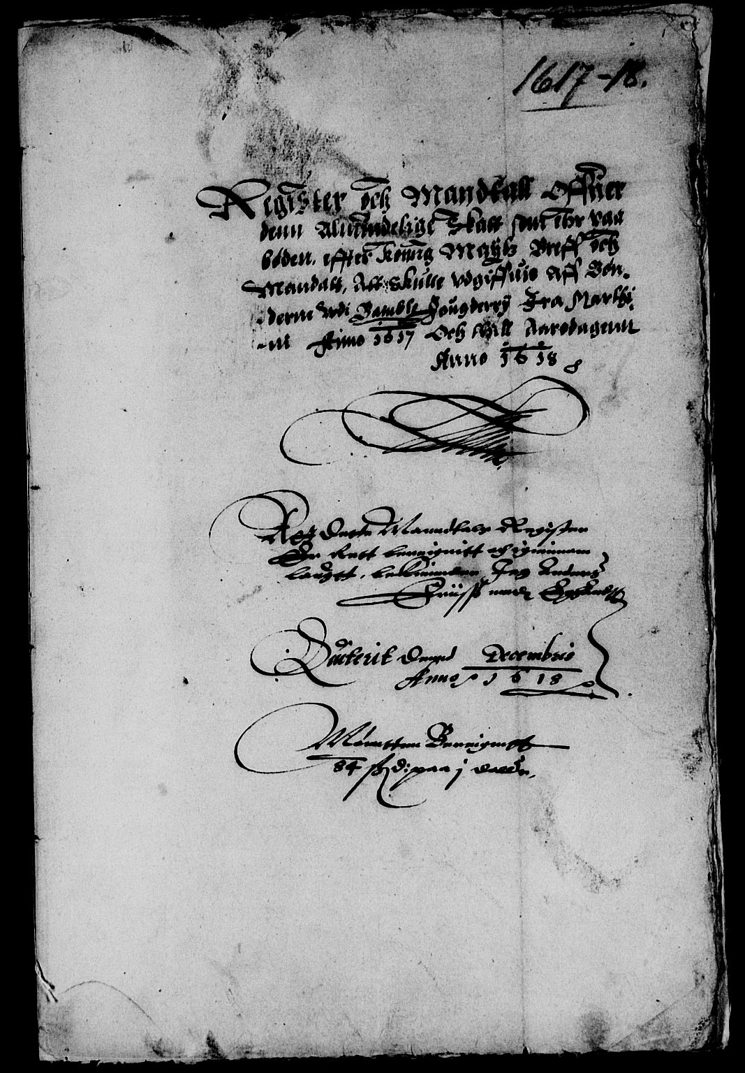 Rentekammeret inntil 1814, Reviderte regnskaper, Lensregnskaper, AV/RA-EA-5023/R/Rb/Rbp/L0005: Bratsberg len, 1612-1620