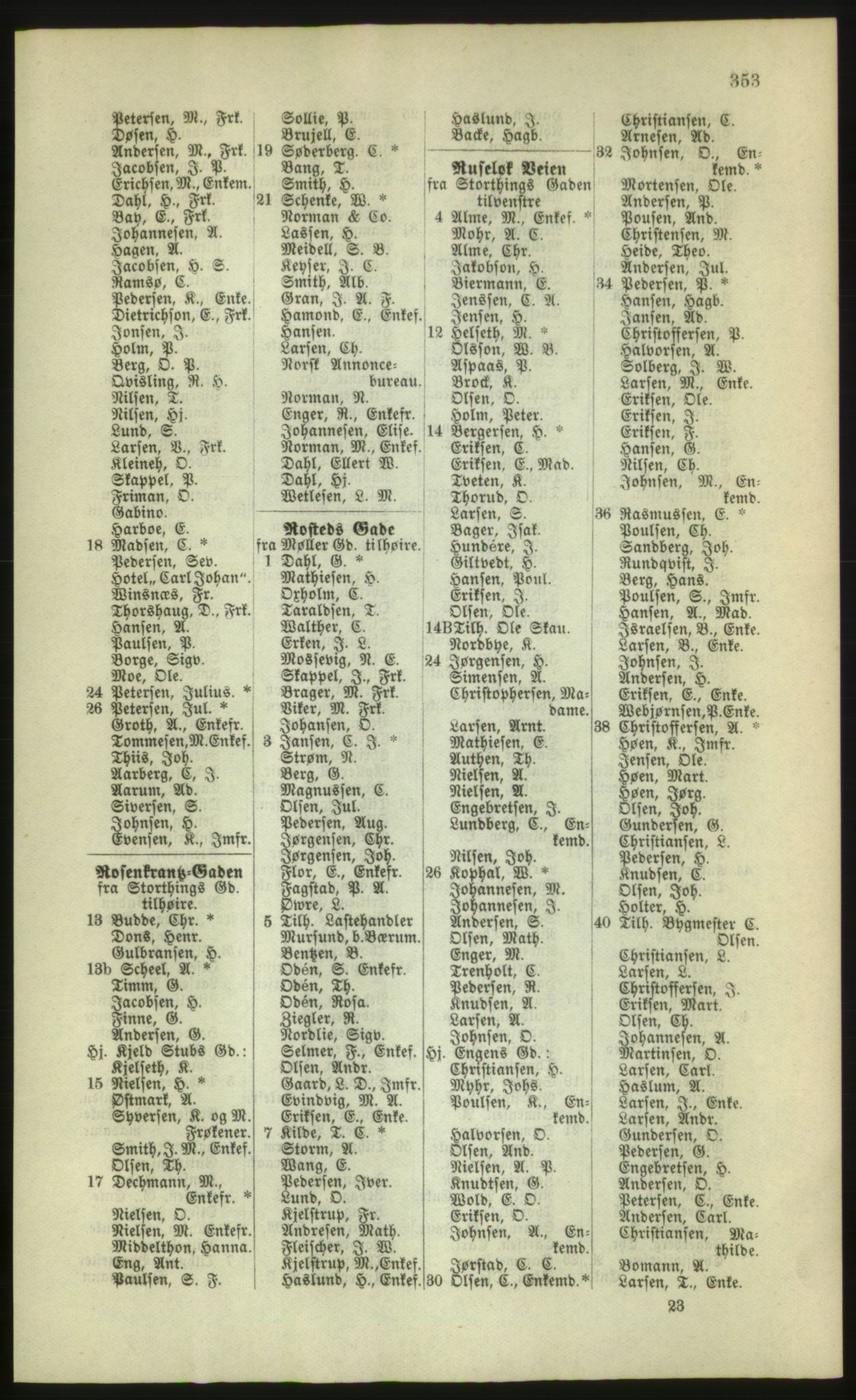 Kristiania/Oslo adressebok, PUBL/-, 1880, s. 353