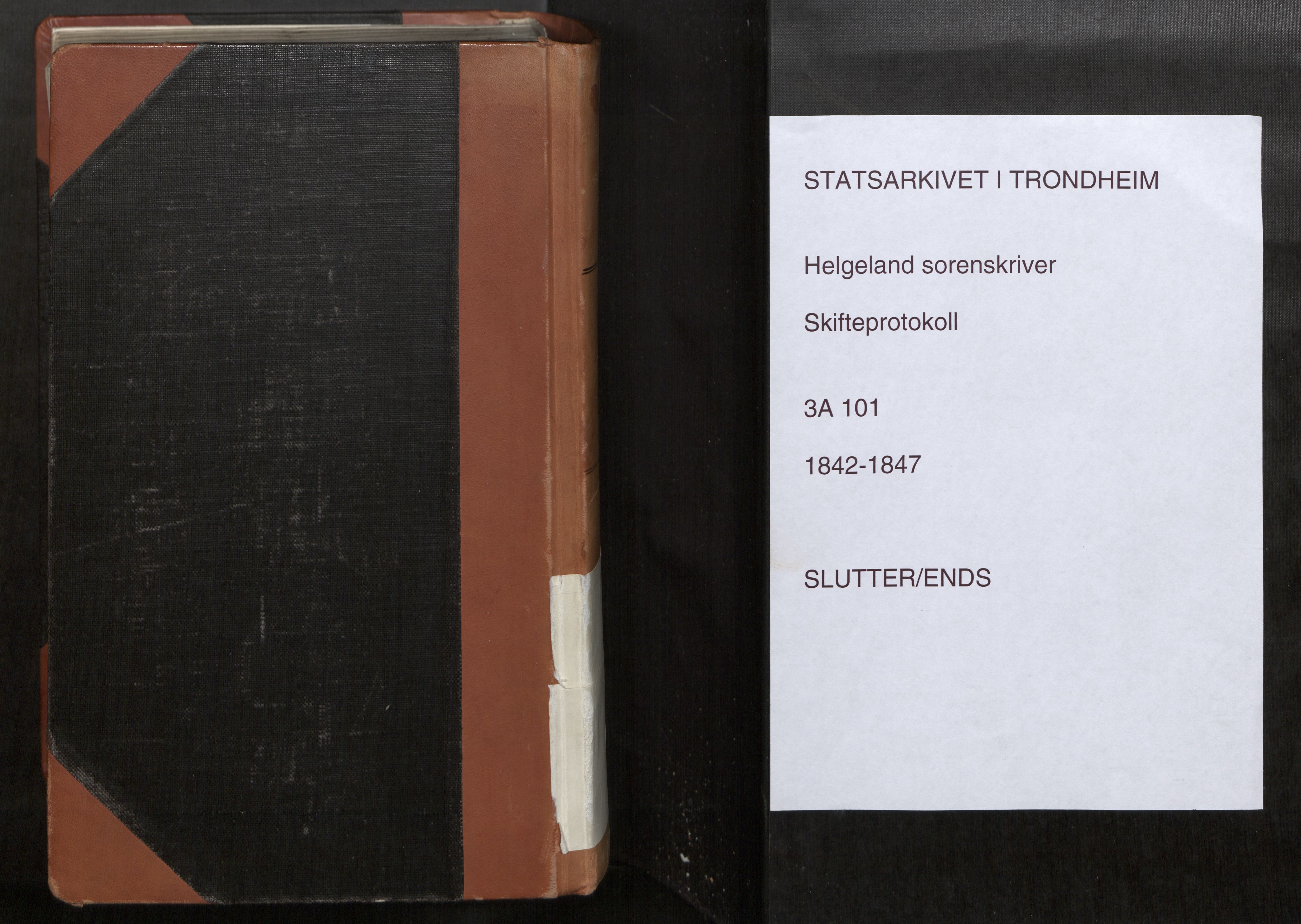 Helgeland sorenskriveri, AV/SAT-A-0004/3/3A/L0101: Skifteprotokoll 46, 1842-1847